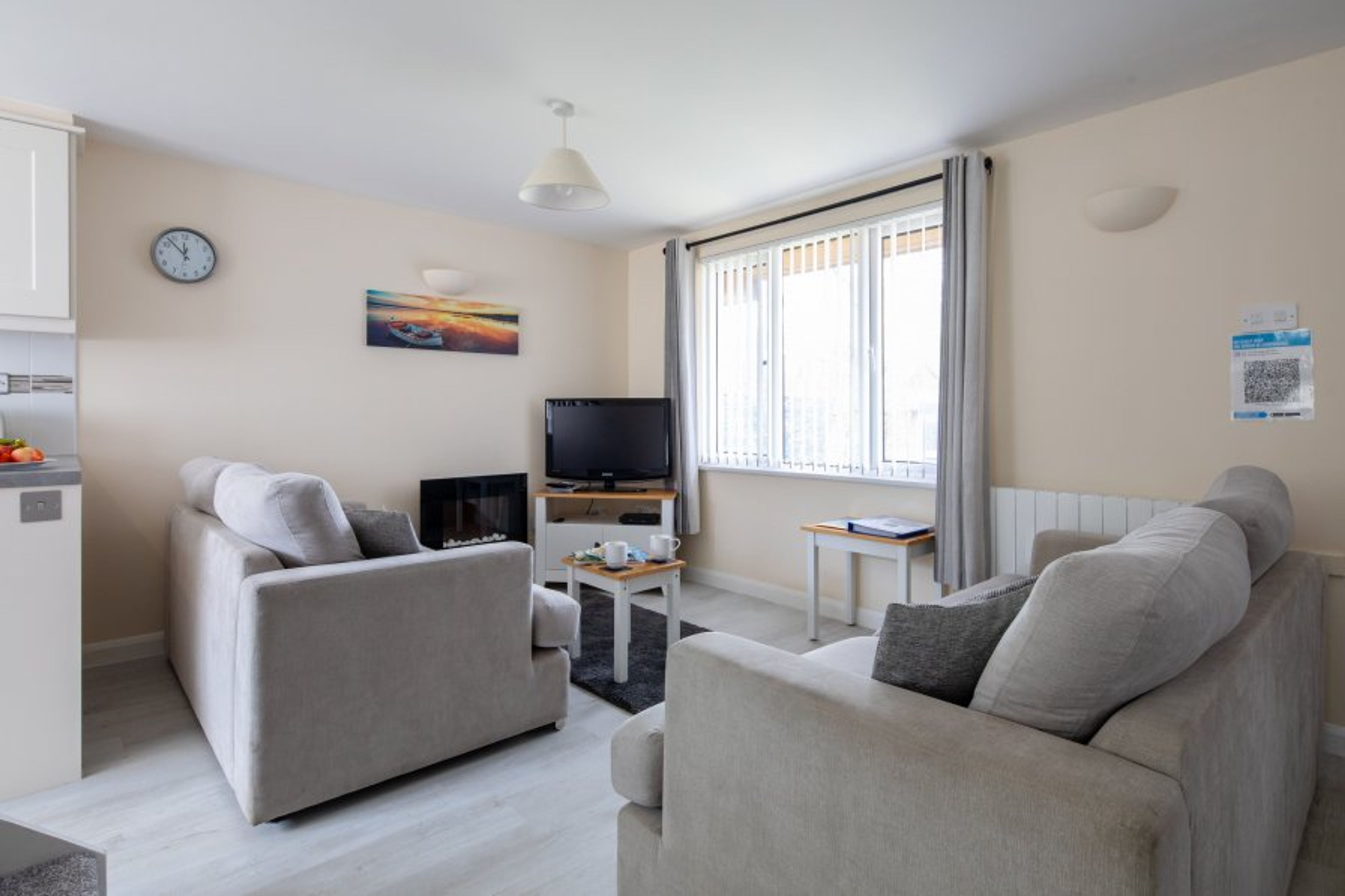 Open plan living area