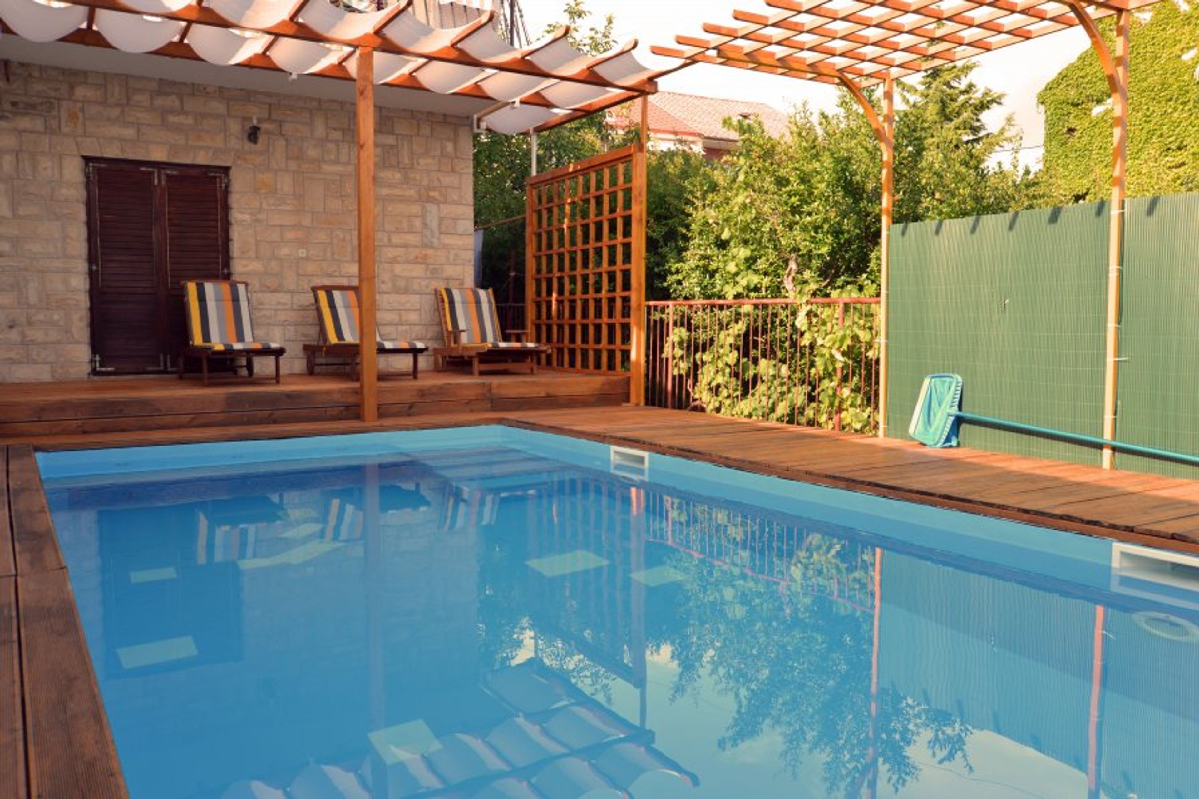 Private outdoor swimming pool