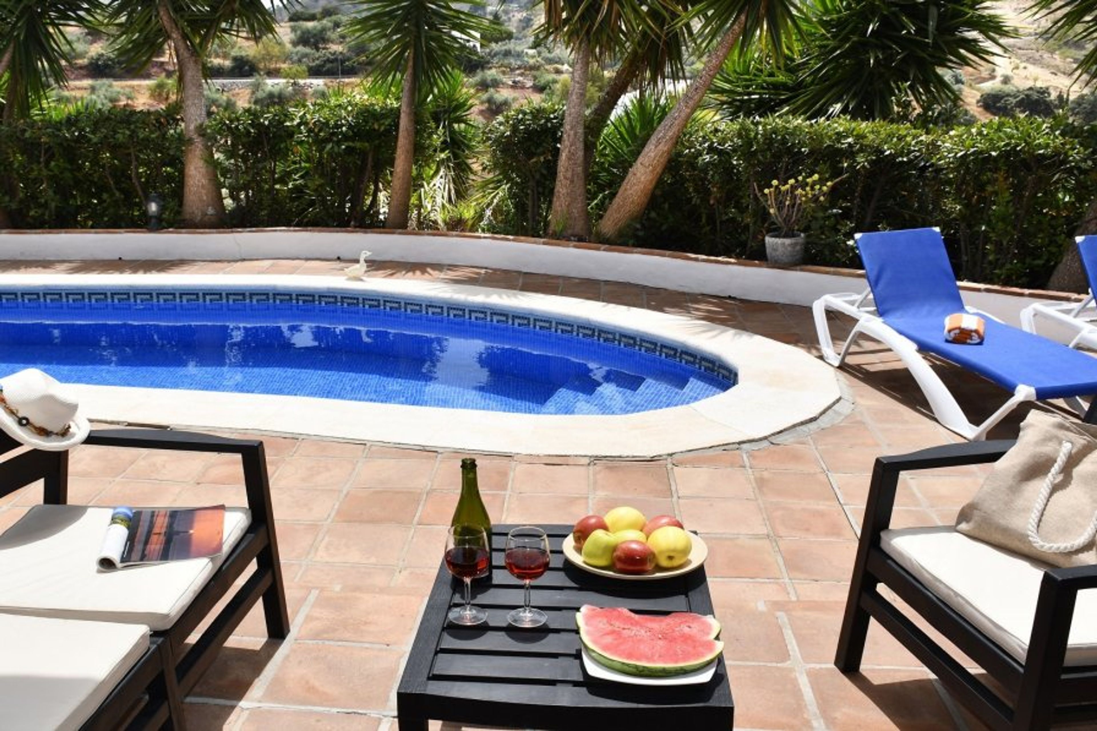 Gorgeous seating area leading directly from the lounge.