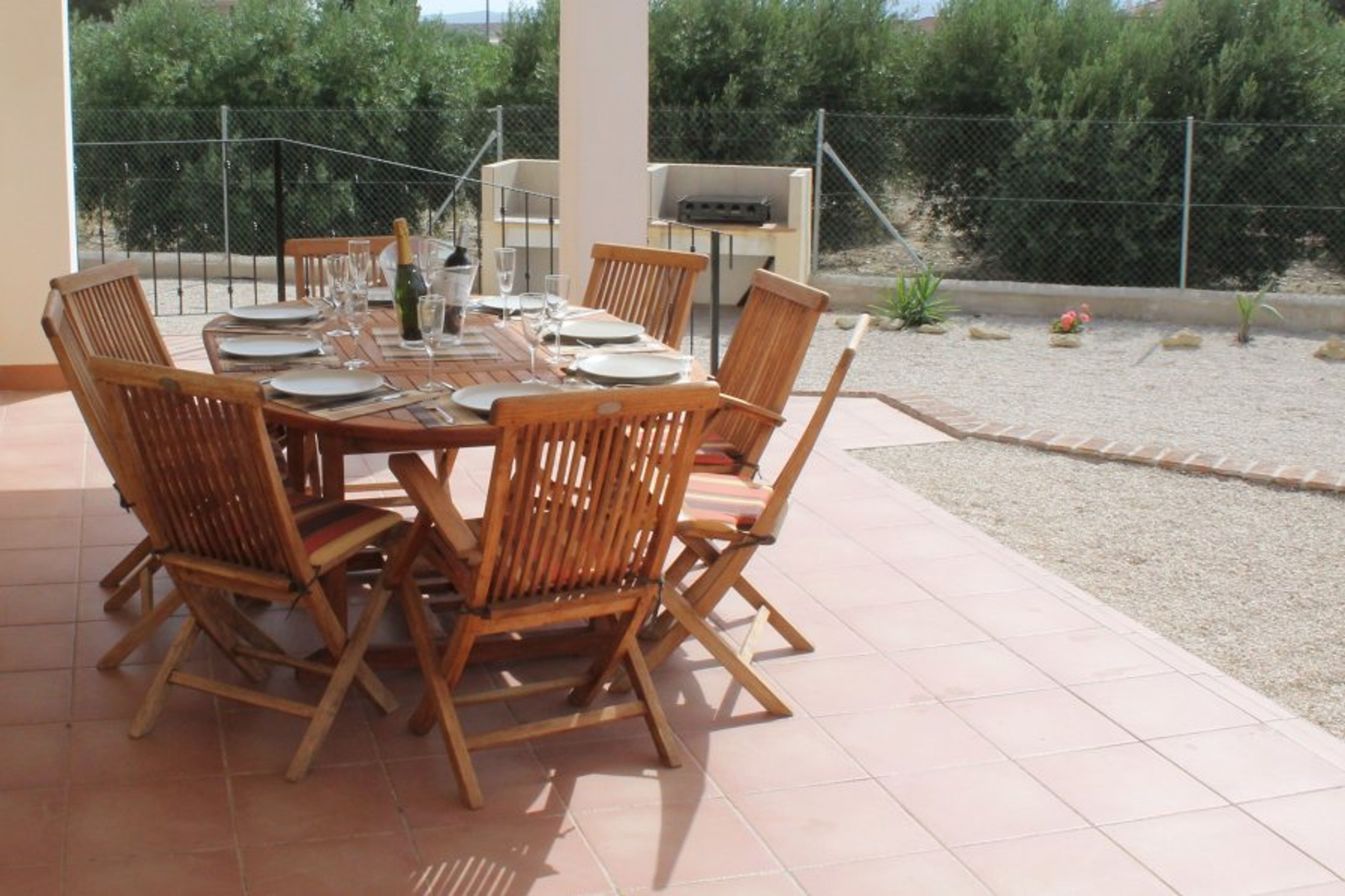 Terrace dining area
