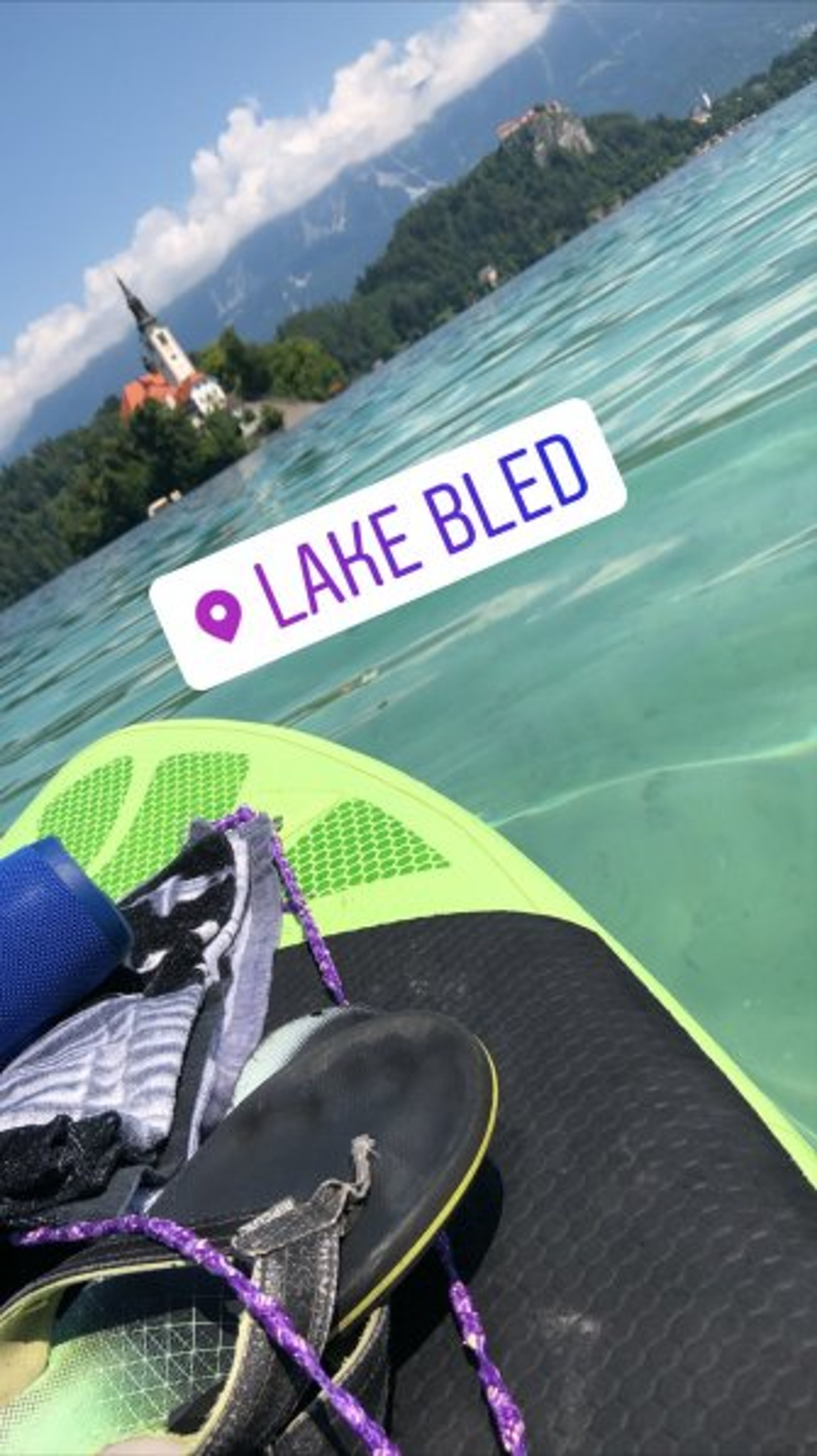 Bled Lake SUP View