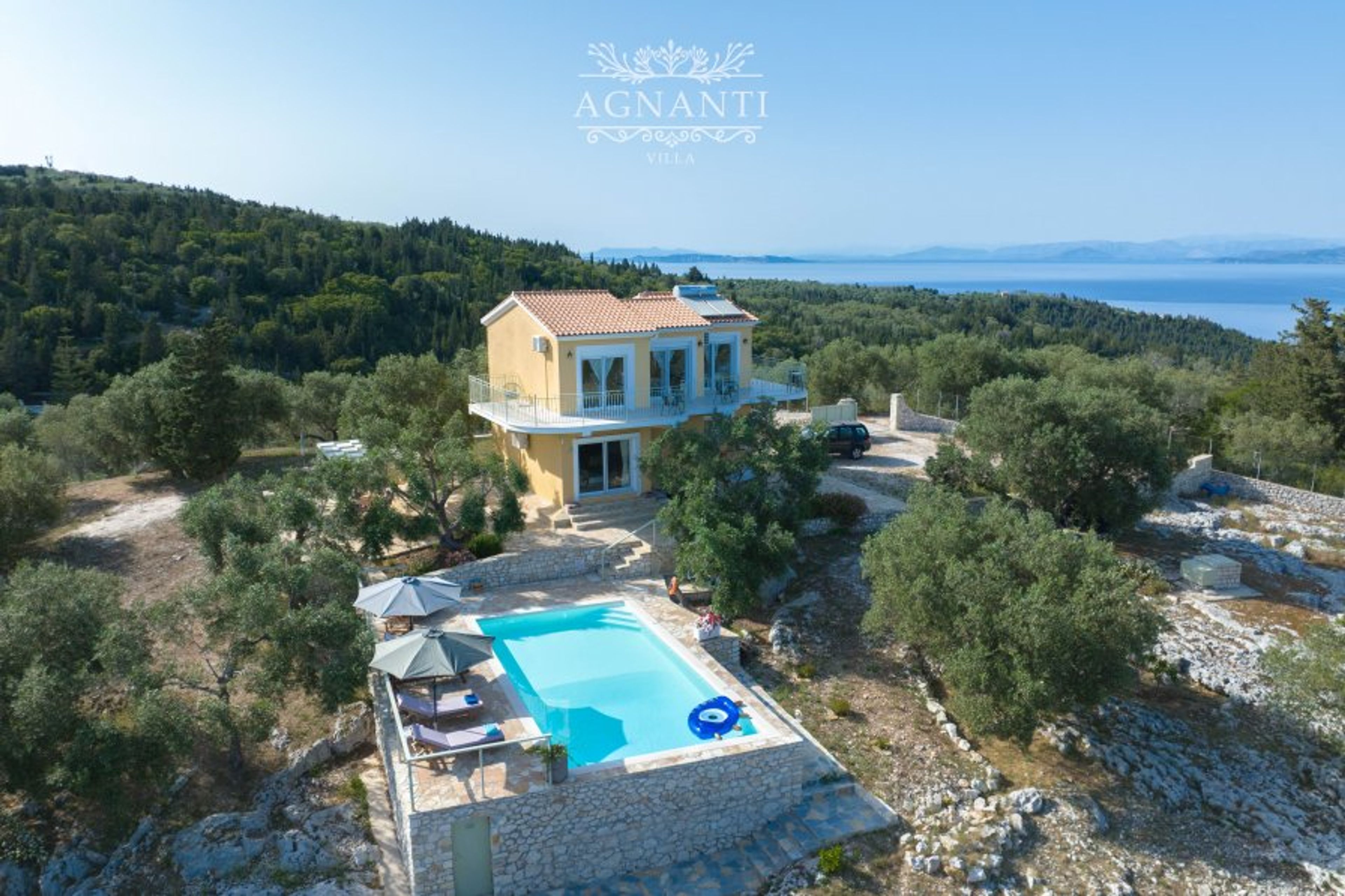 Villa Agnanti from above