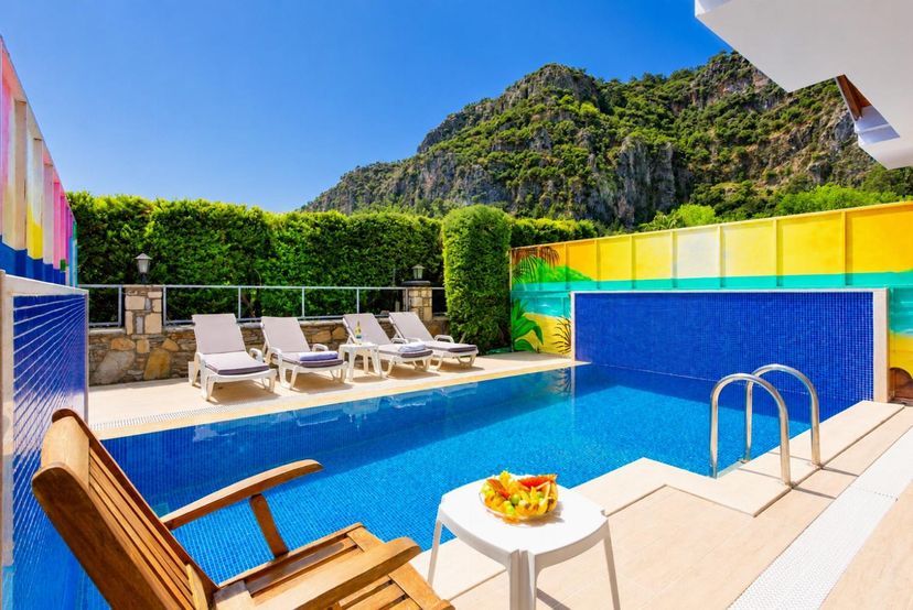 Villa in Turkey, Dalyan: Private pool and terrace with views