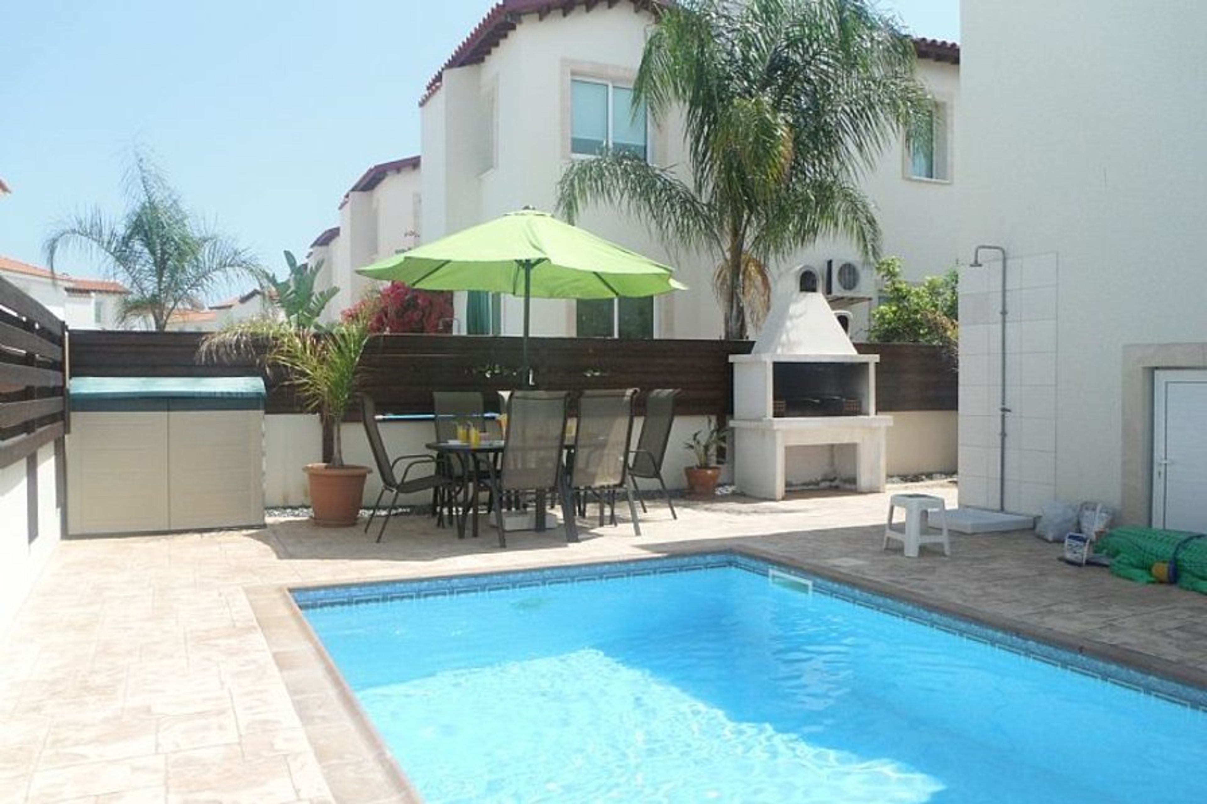 Beautiful spacious area with private pool and sun bathing all day long