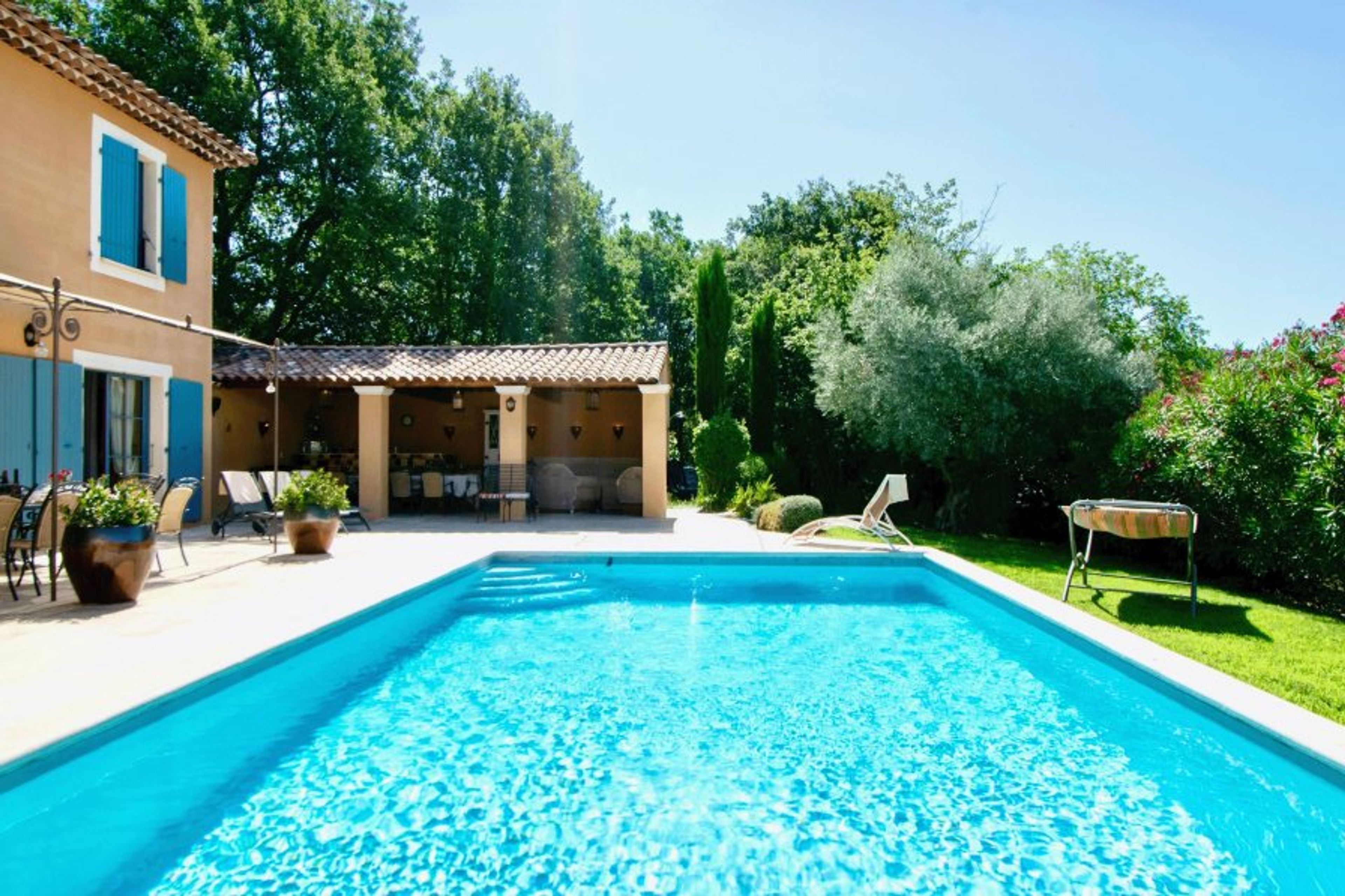 Villa with private pool, large terrace and summer kitchen.