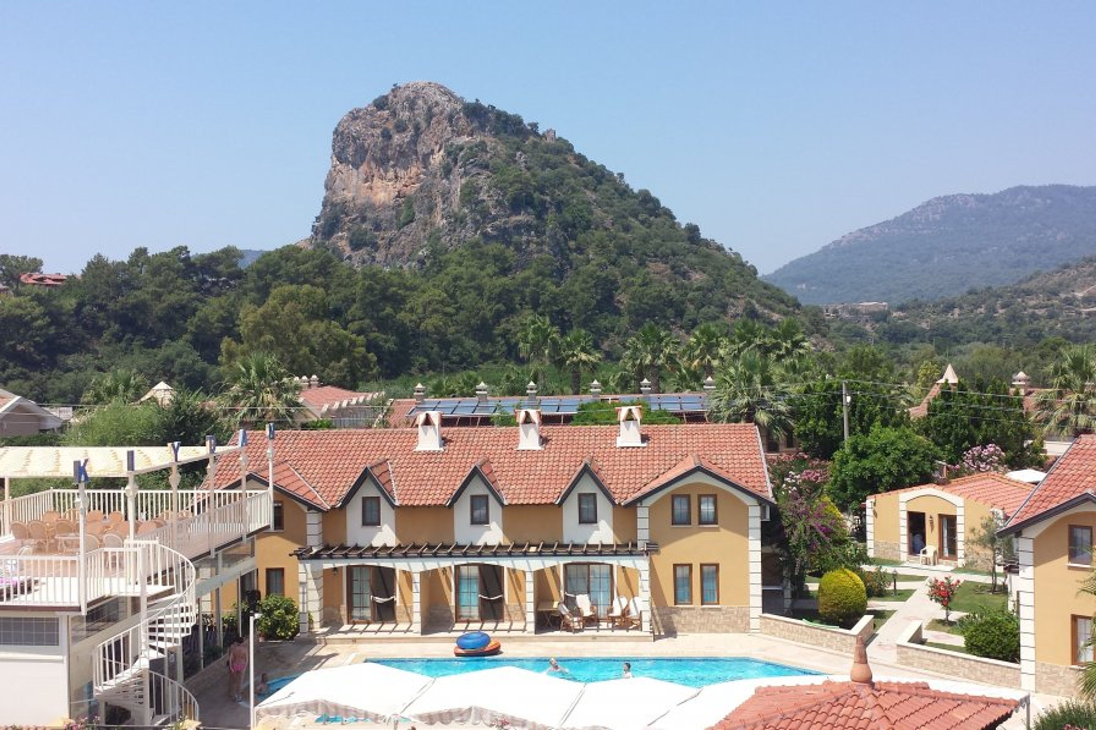 You can rent all of the villas for your large groups of family 