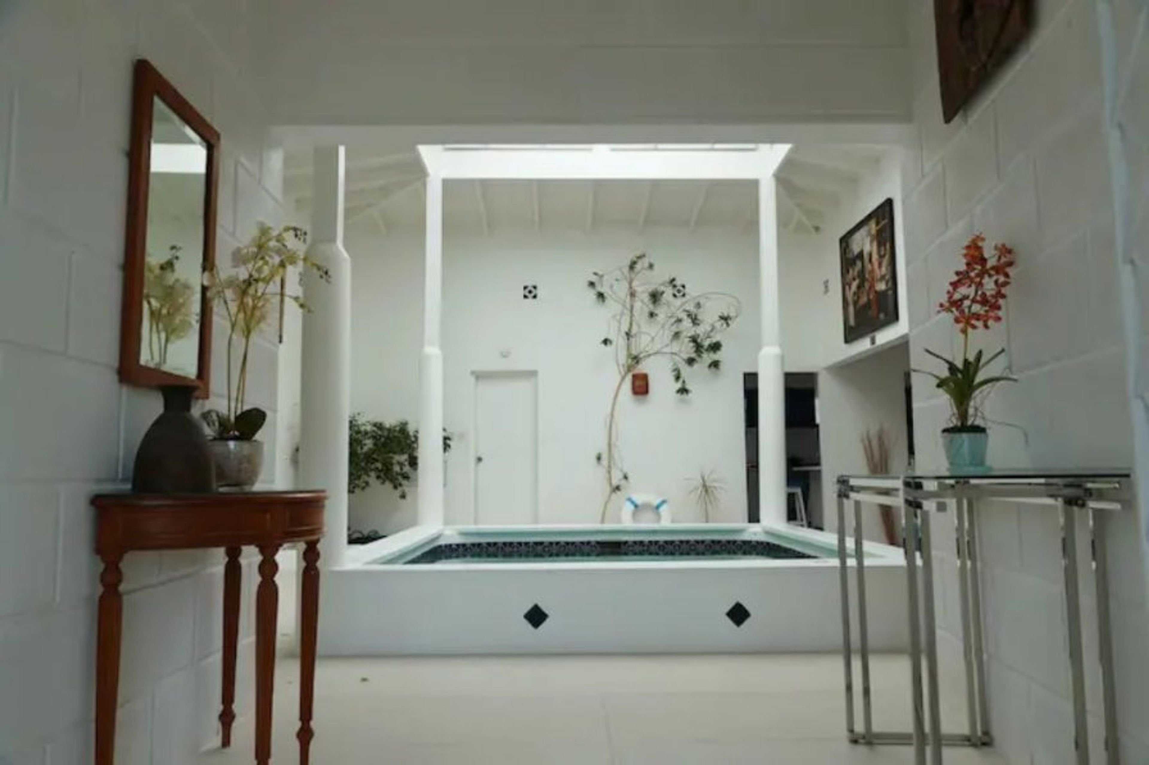 An astonishing entrance...