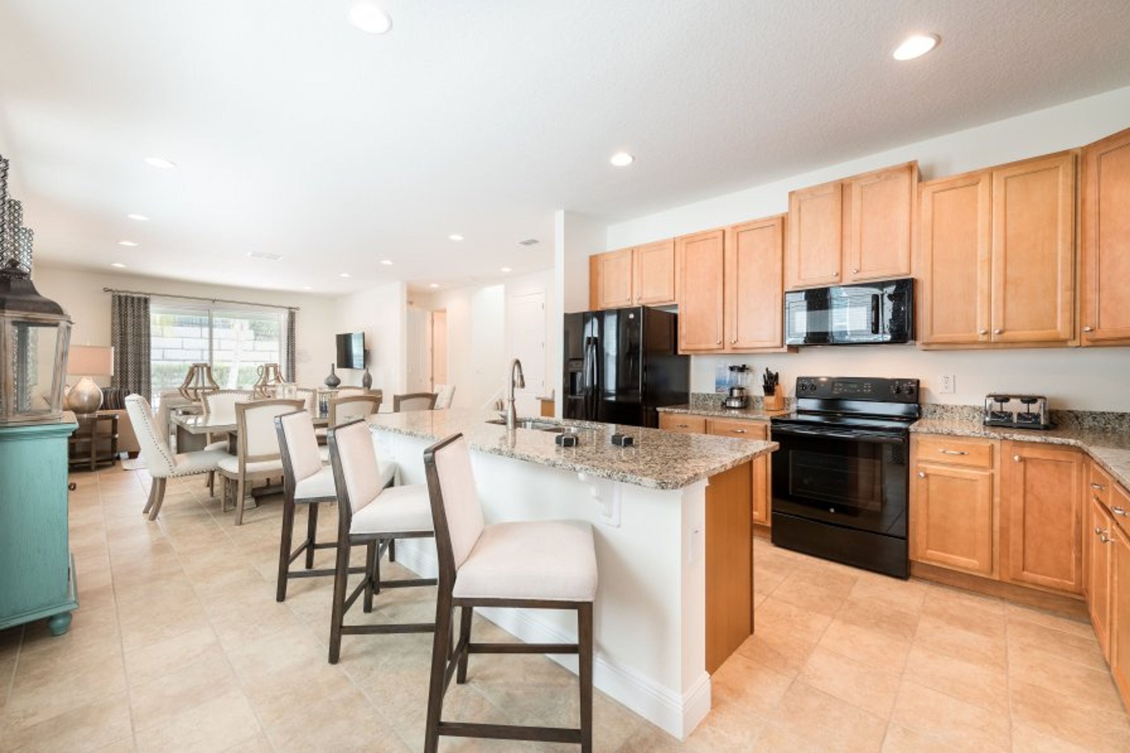 Open floor plan 