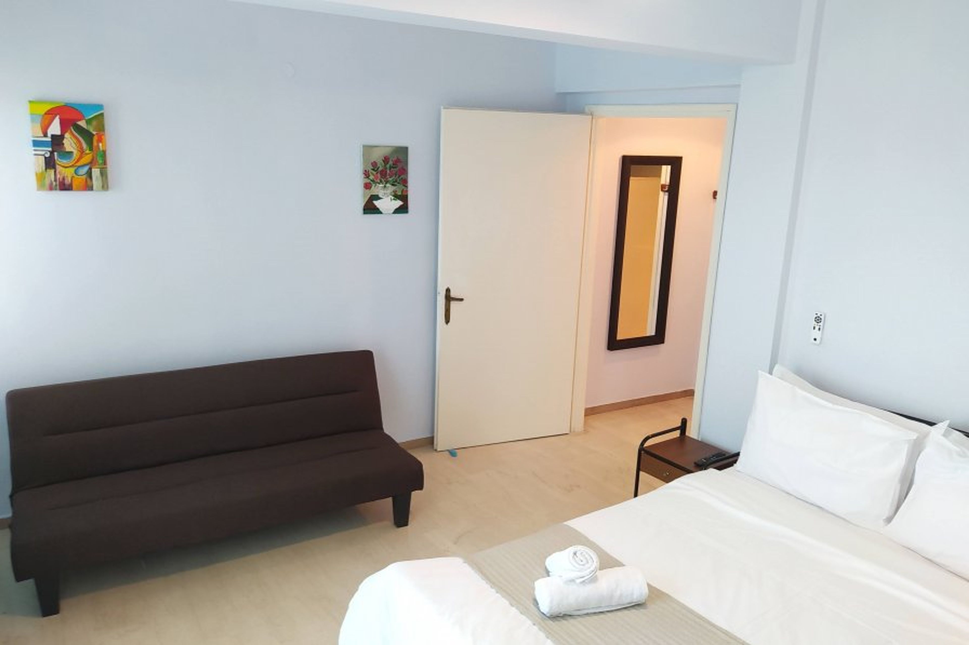 The bedroom of Als Plomari