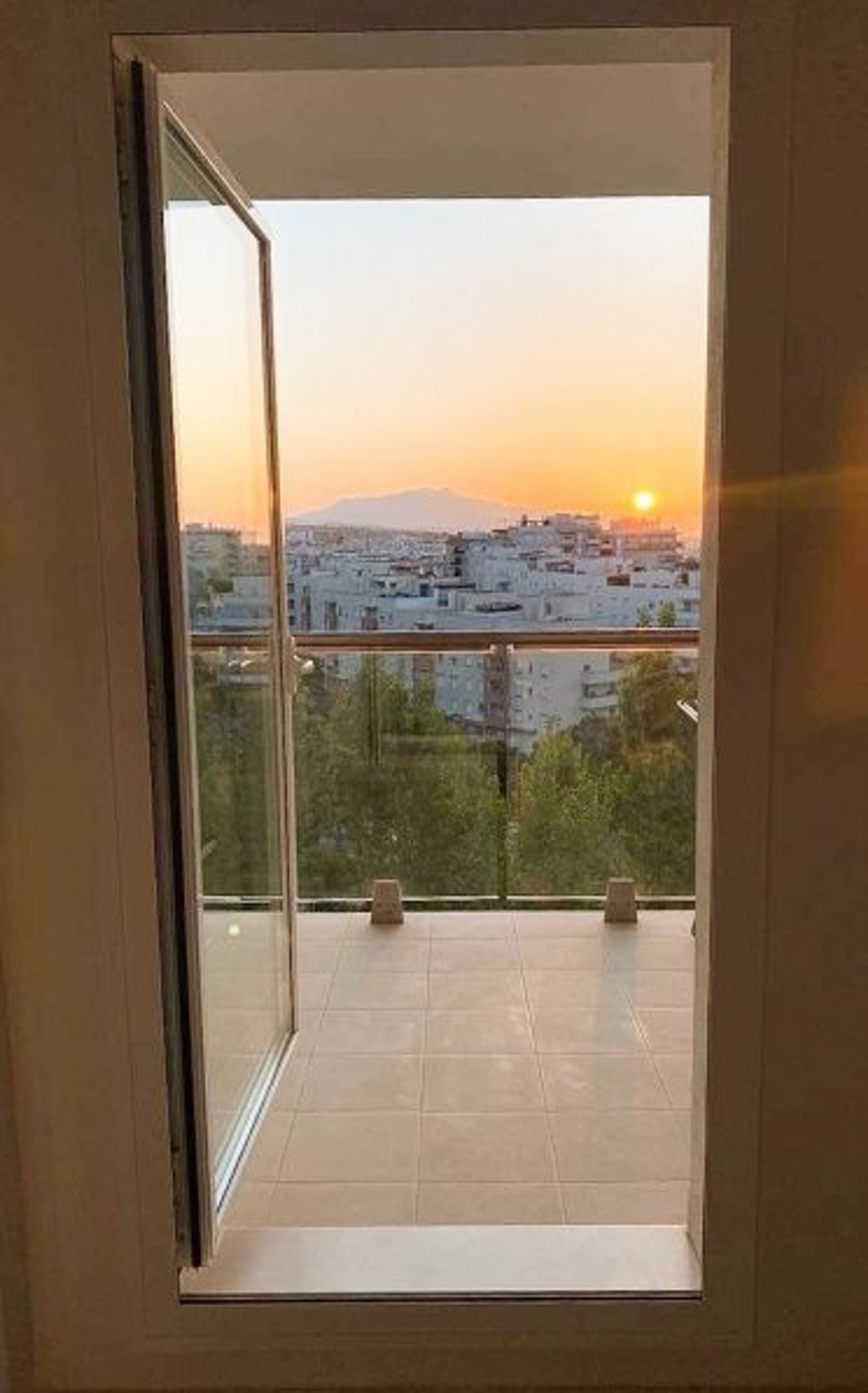 Sunrise from the terrace