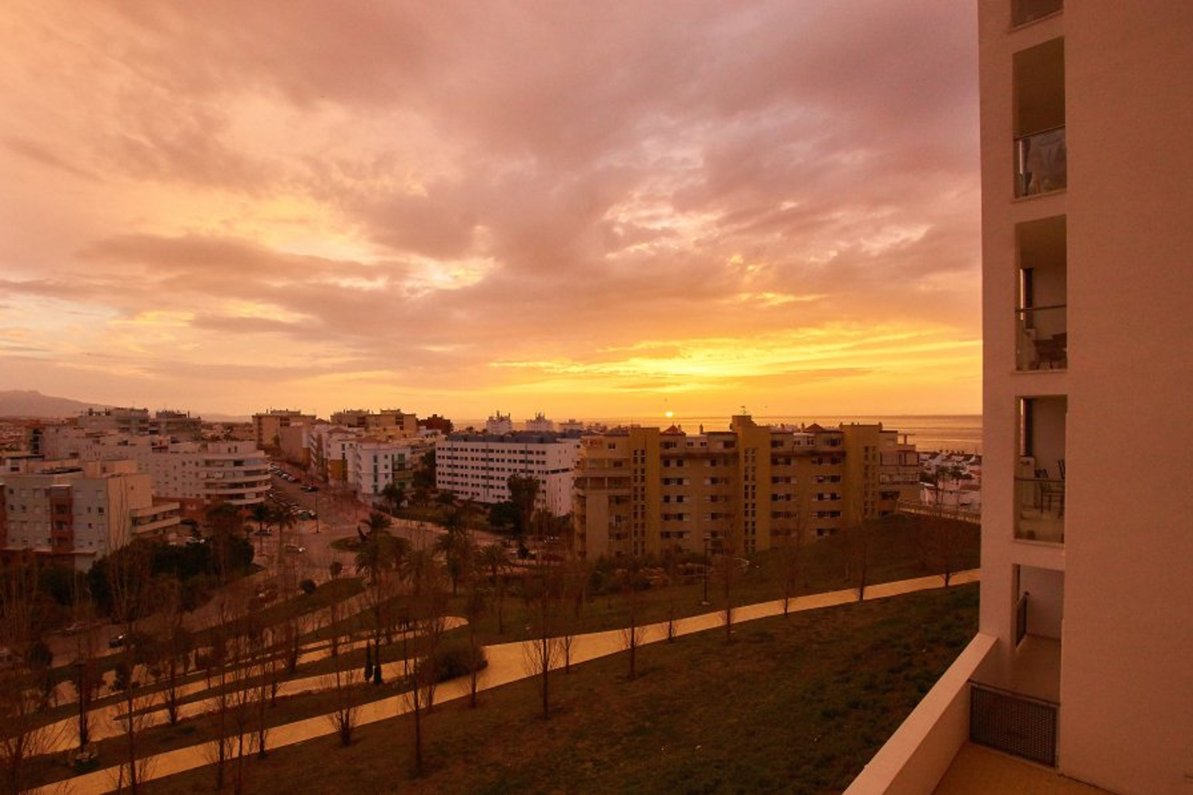 Sunrise from the terrace