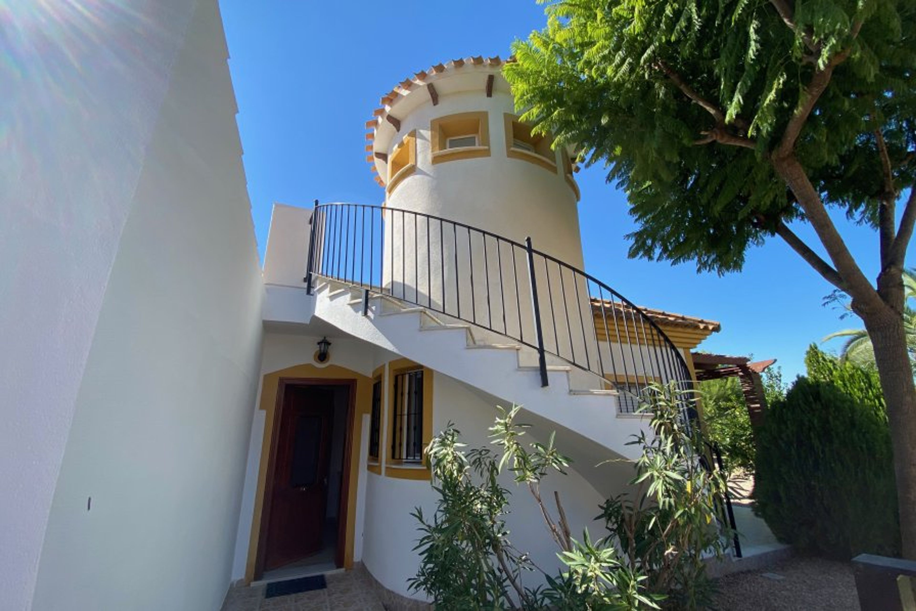 Casa Mirador's tower's bedroom is very popular with young people.