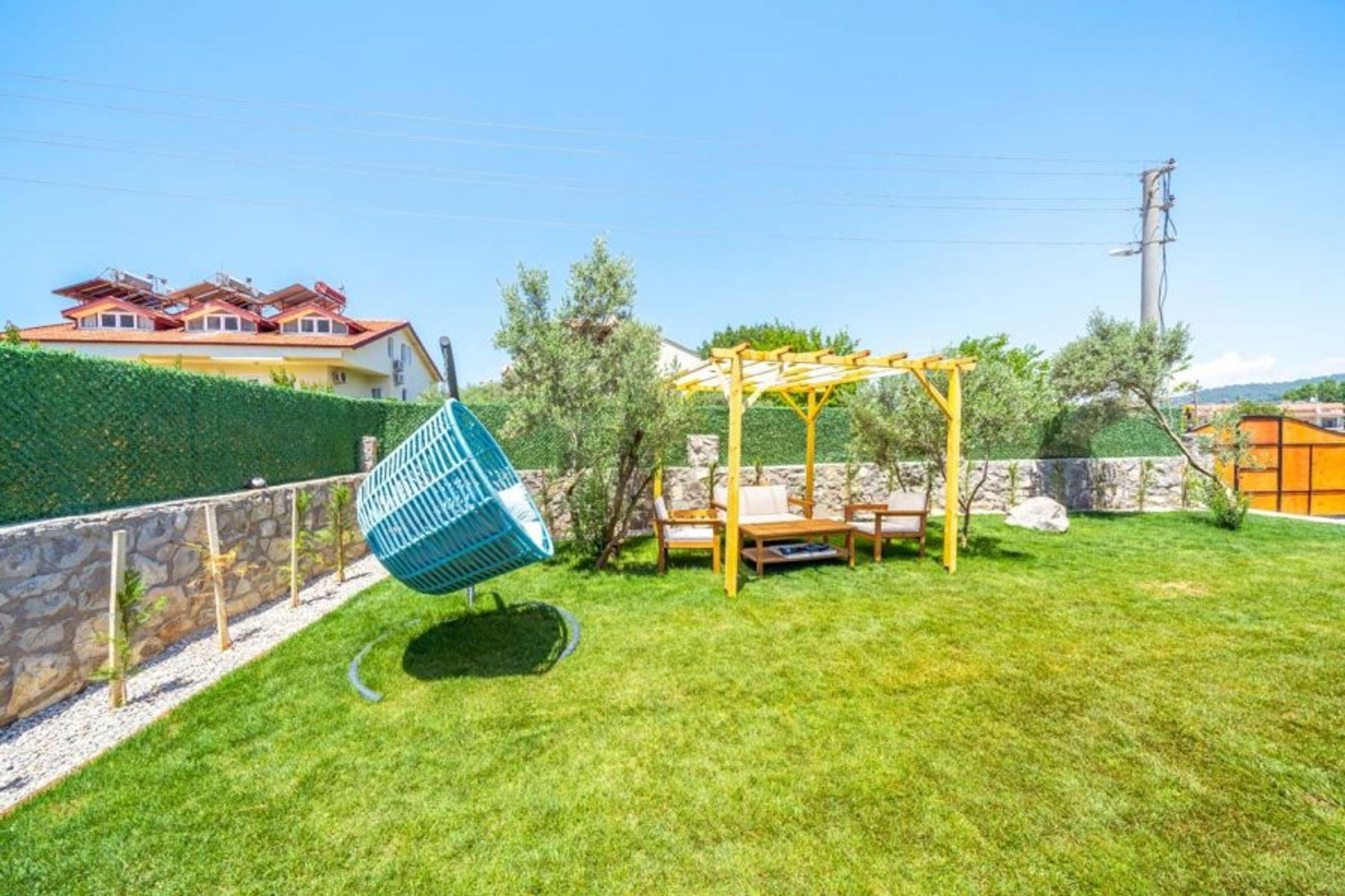 Garden Swing and Patio with Sofa