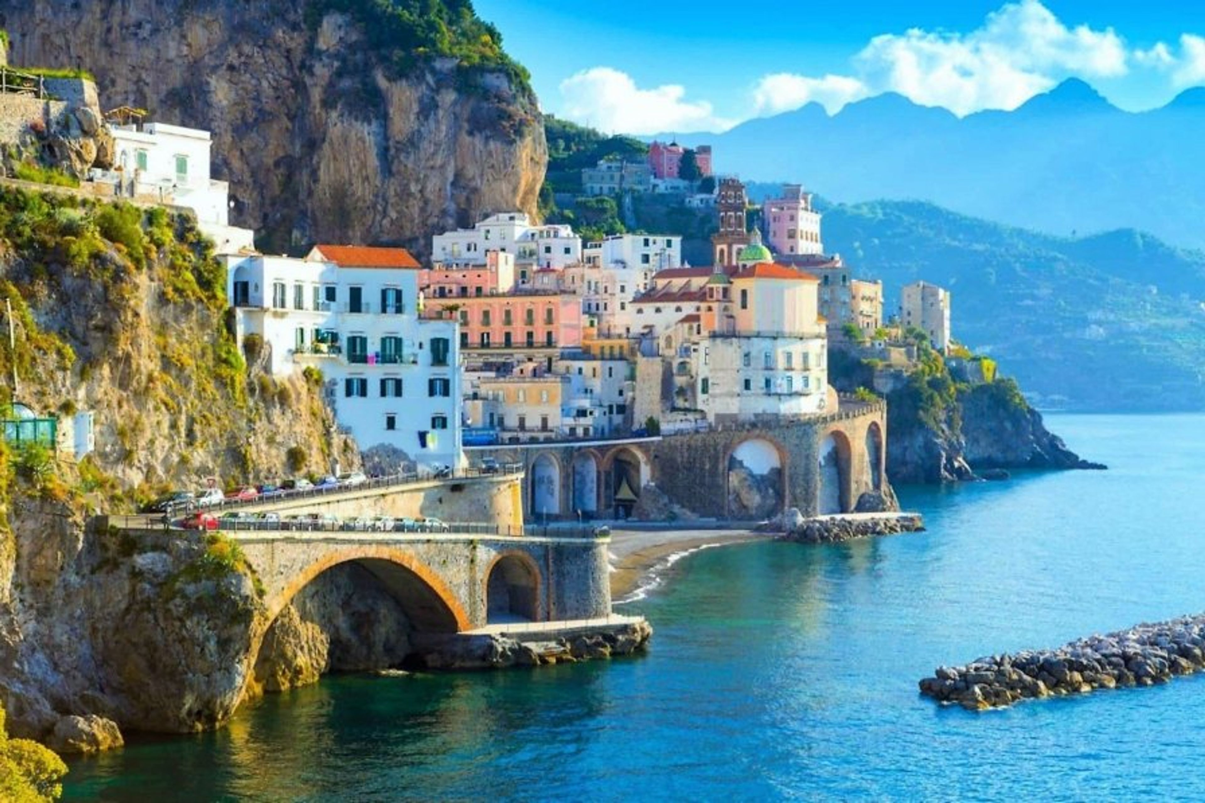 View over Casa Gargano, from Atrani