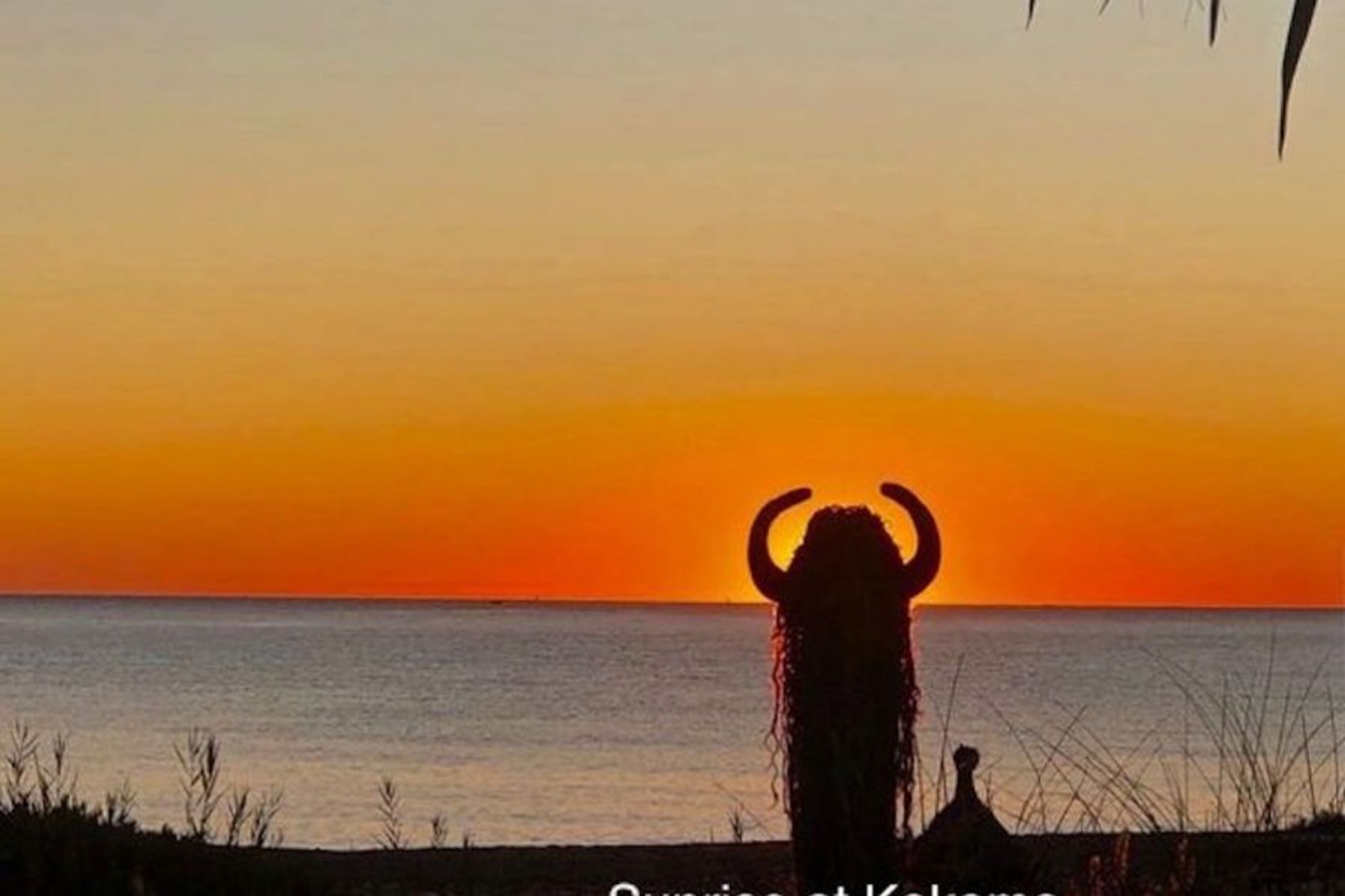 Sunrise from the garden front lounge