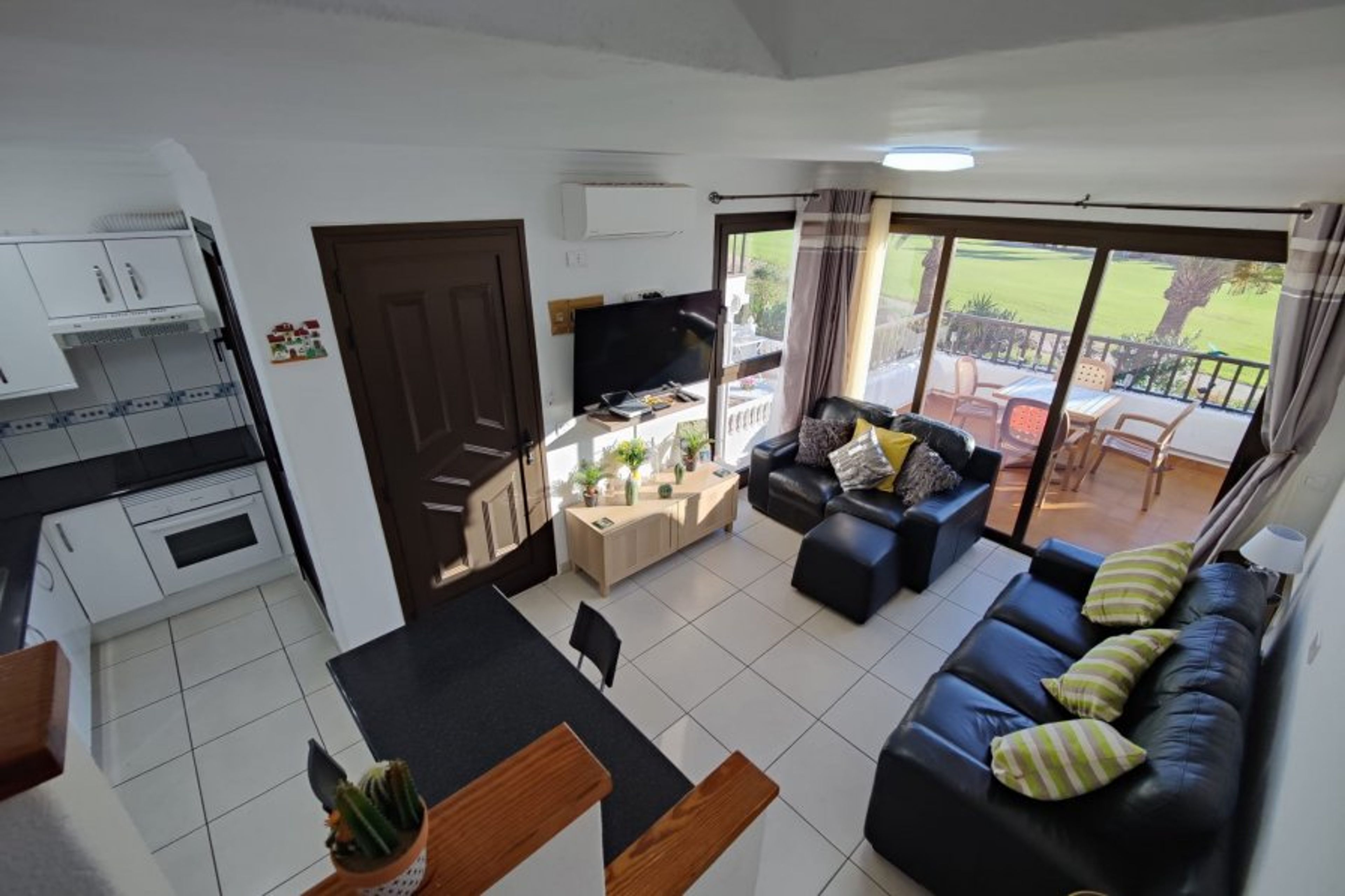 open plan living with golf course views!