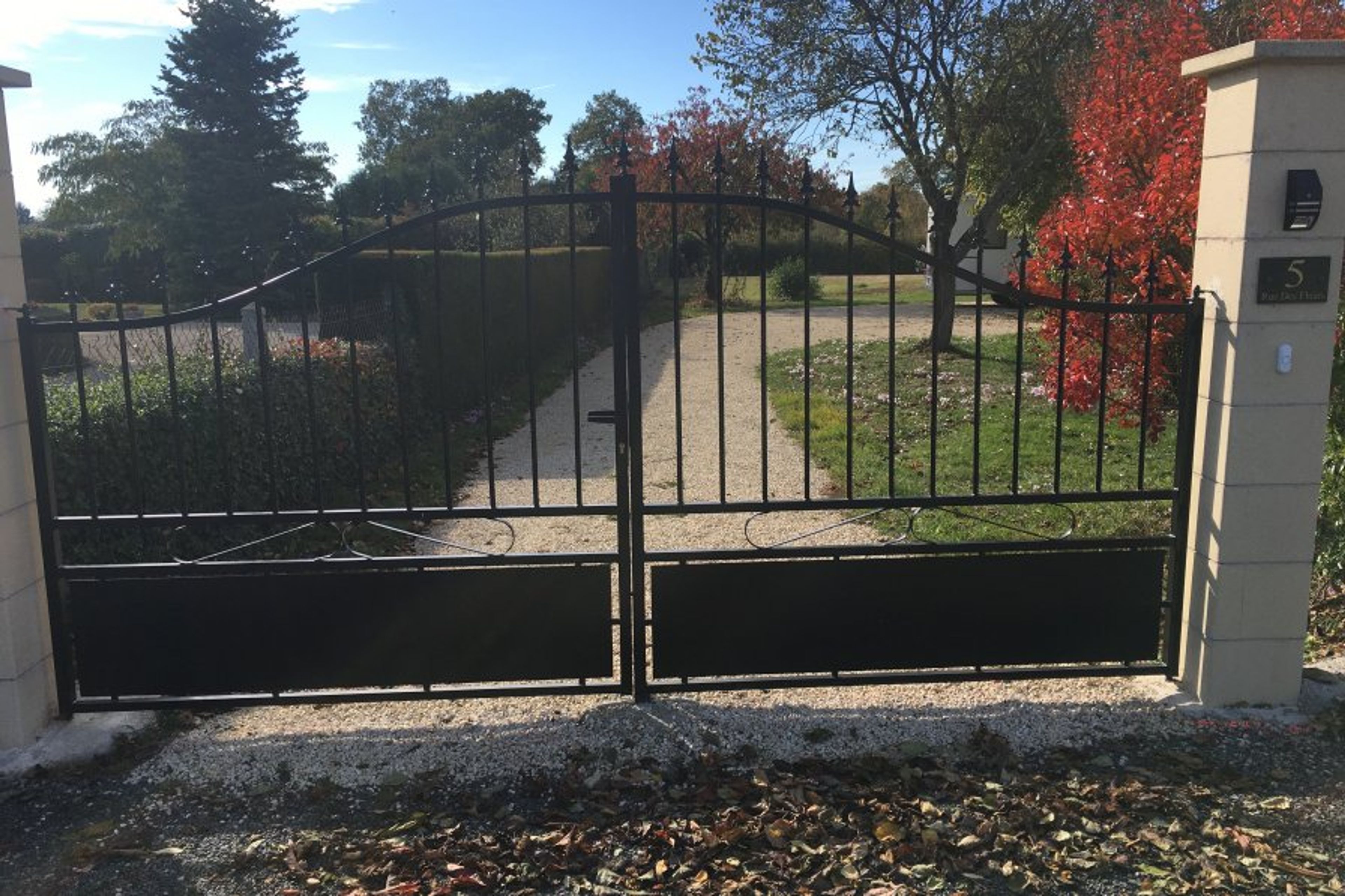 Gated entrance