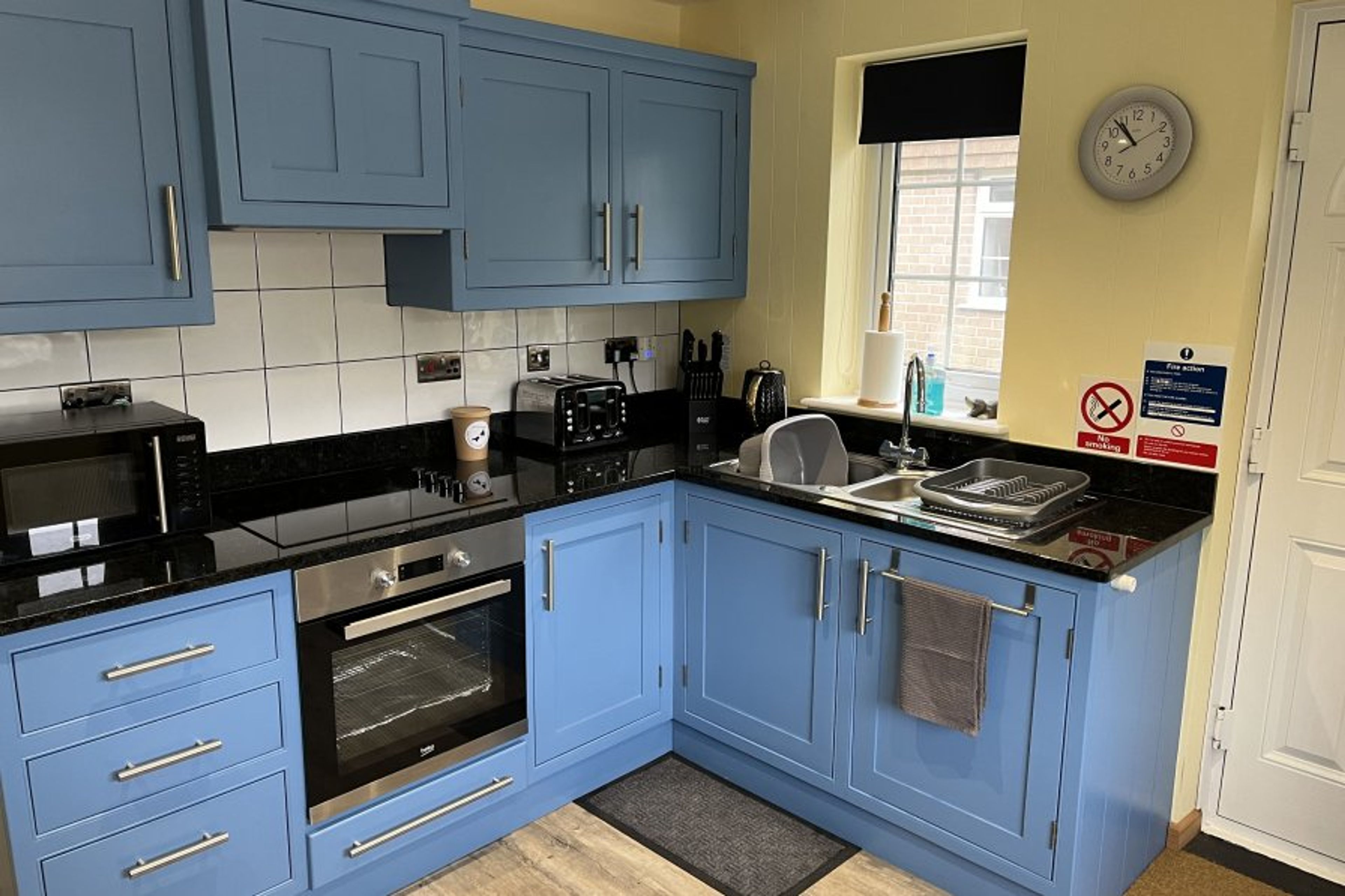 Fully fitted self catering kitchen