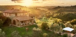 Tuscan holiday villa rental with shared pool
