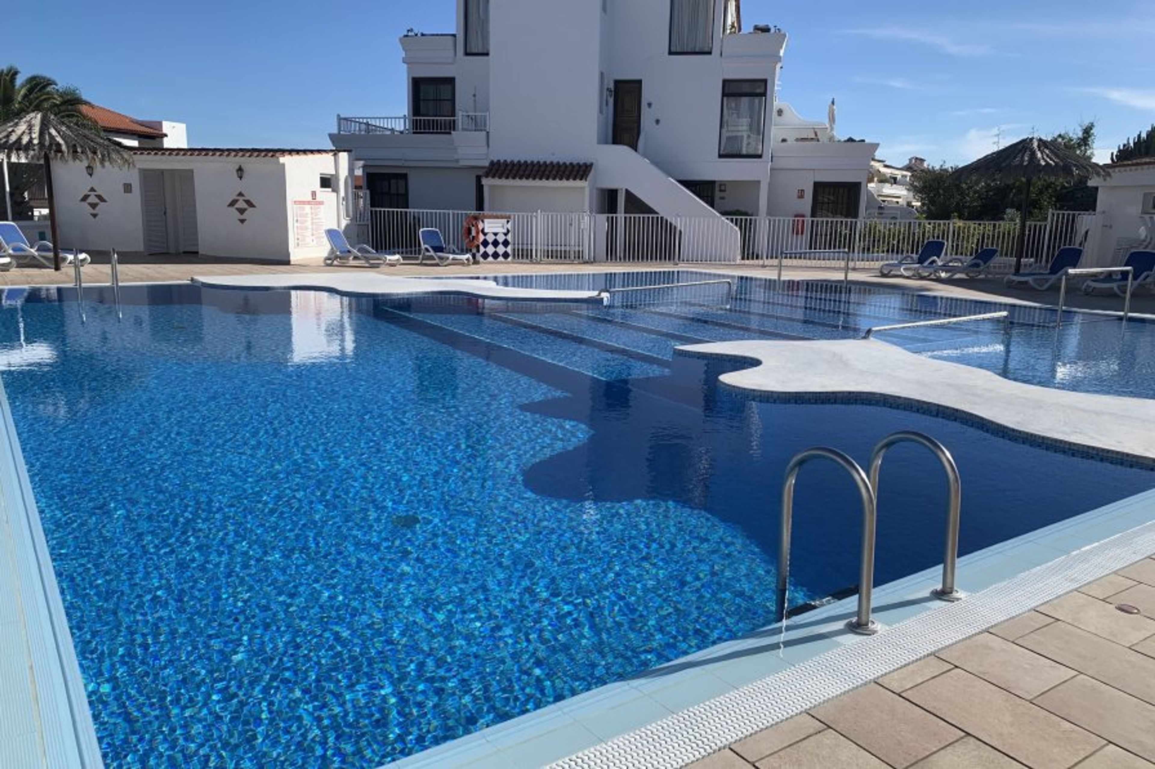 pleasant community pool ( heated in winter) with children's area 
