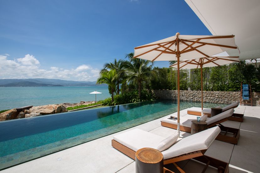 Villa in Thailand, Suratthani: Pool with a view