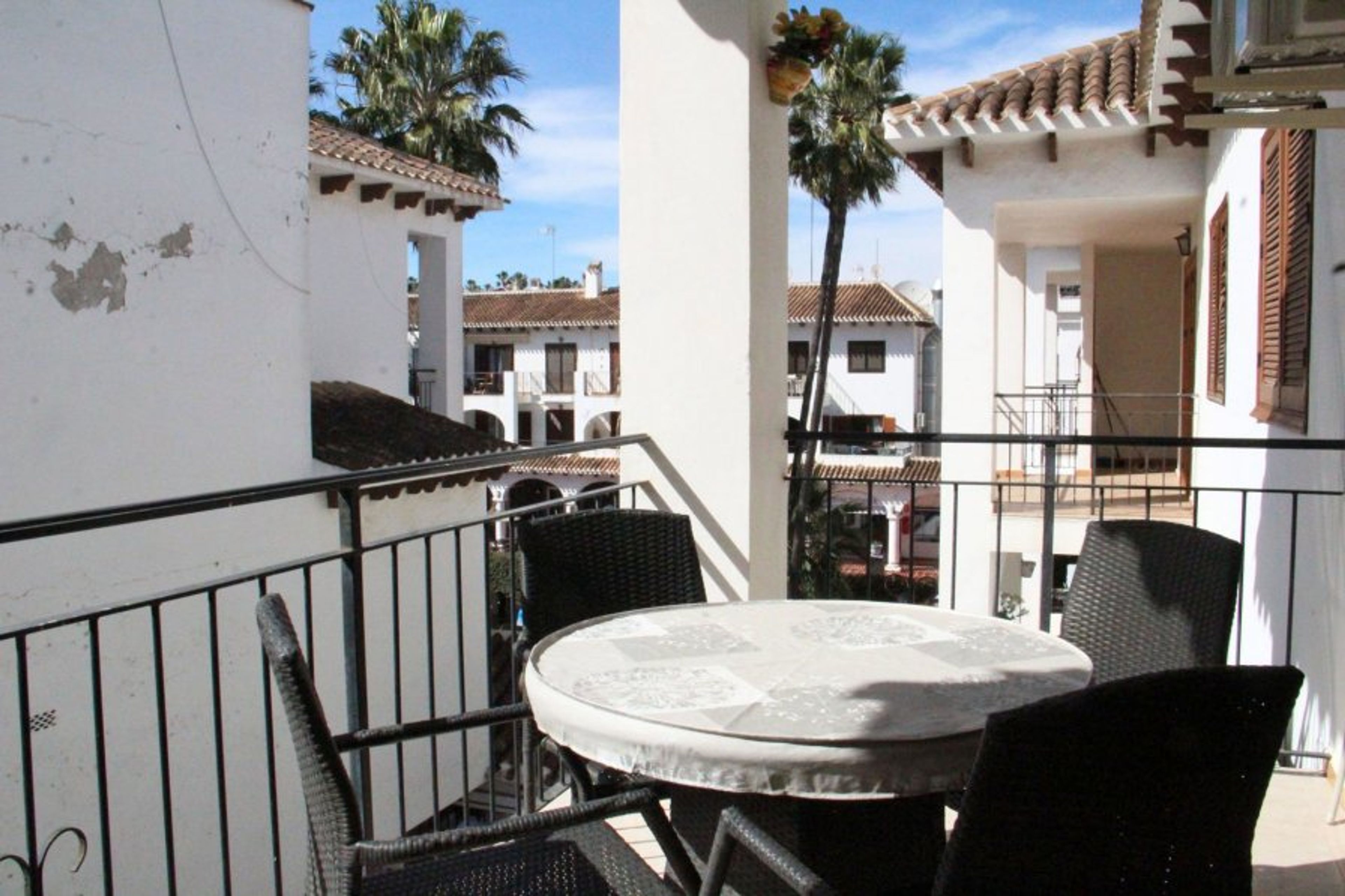 Lovely balcony to enjoy coffee or evening vino