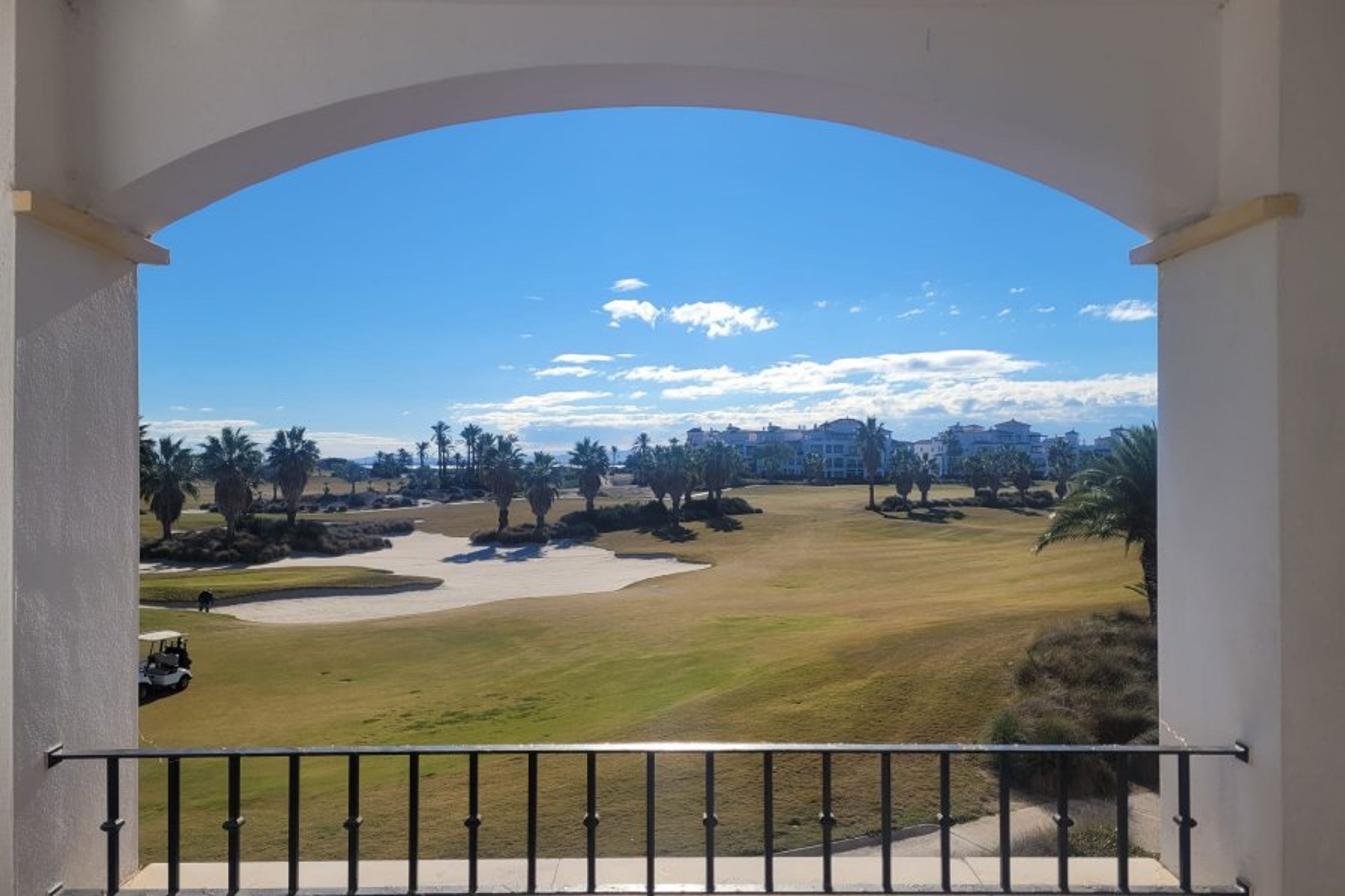 Spectacular views from the balcony