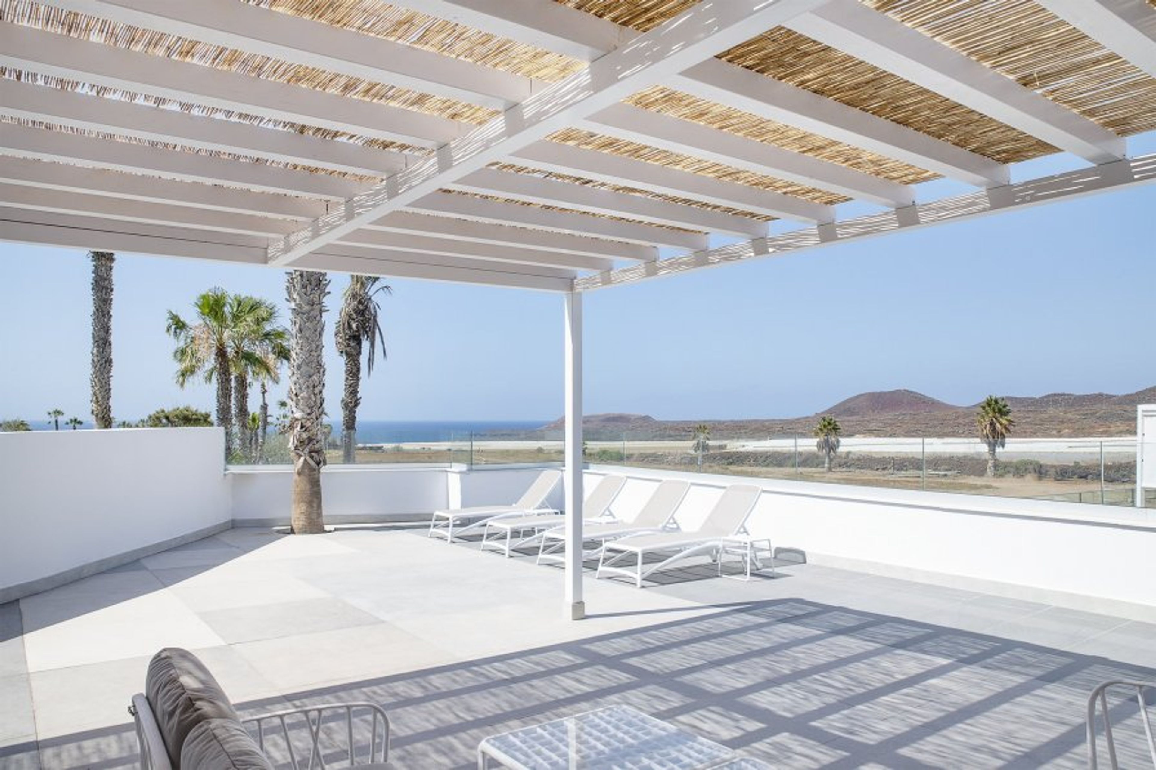Huge sunny terrace with sea views