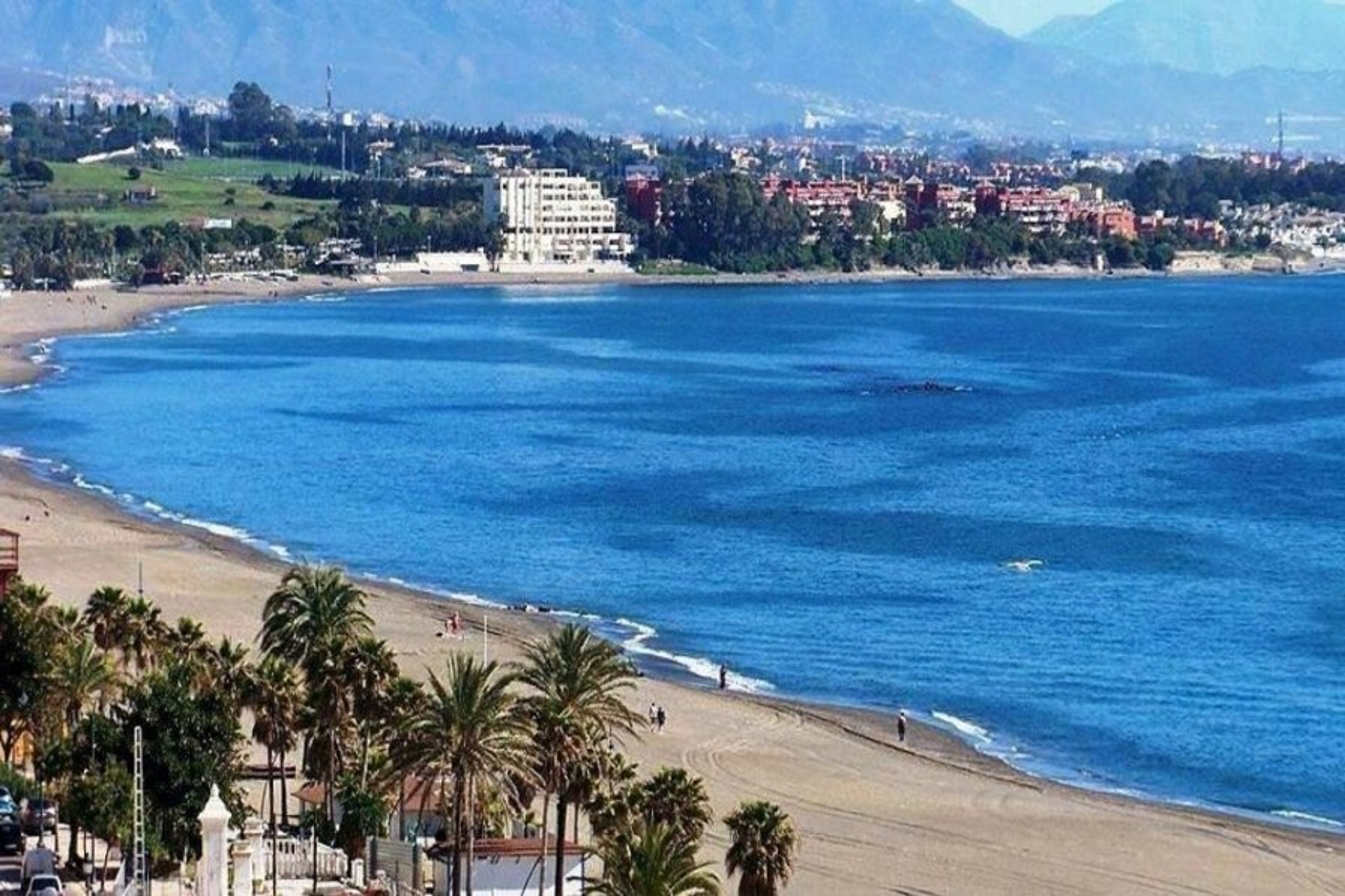 Beautiful La Rada Beach a few steps from the apartment. 