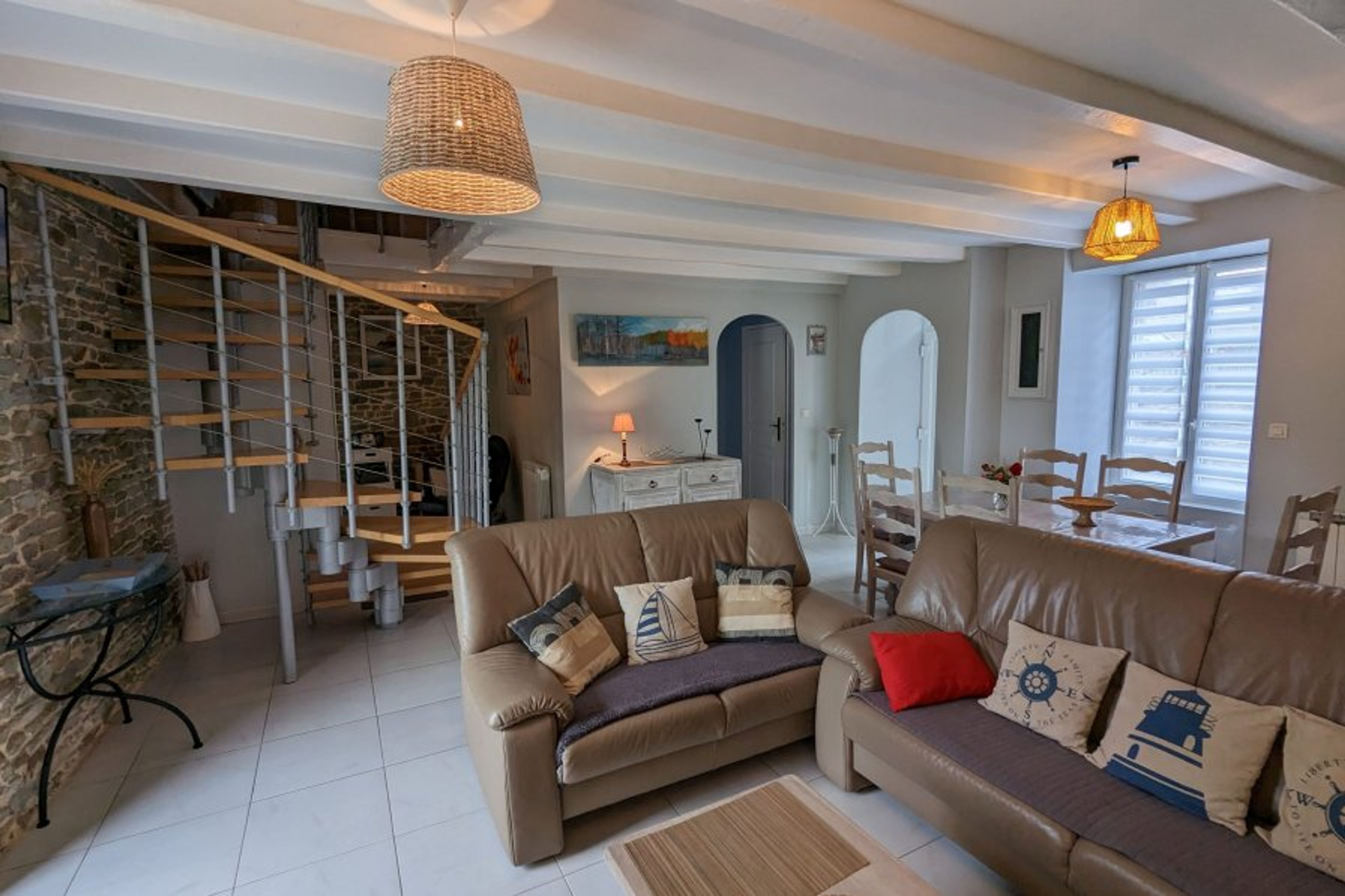 salon-séjour pamphilienne gite