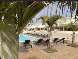 Apartment rental in Lanzarote, Canary Islands,  with shared pool