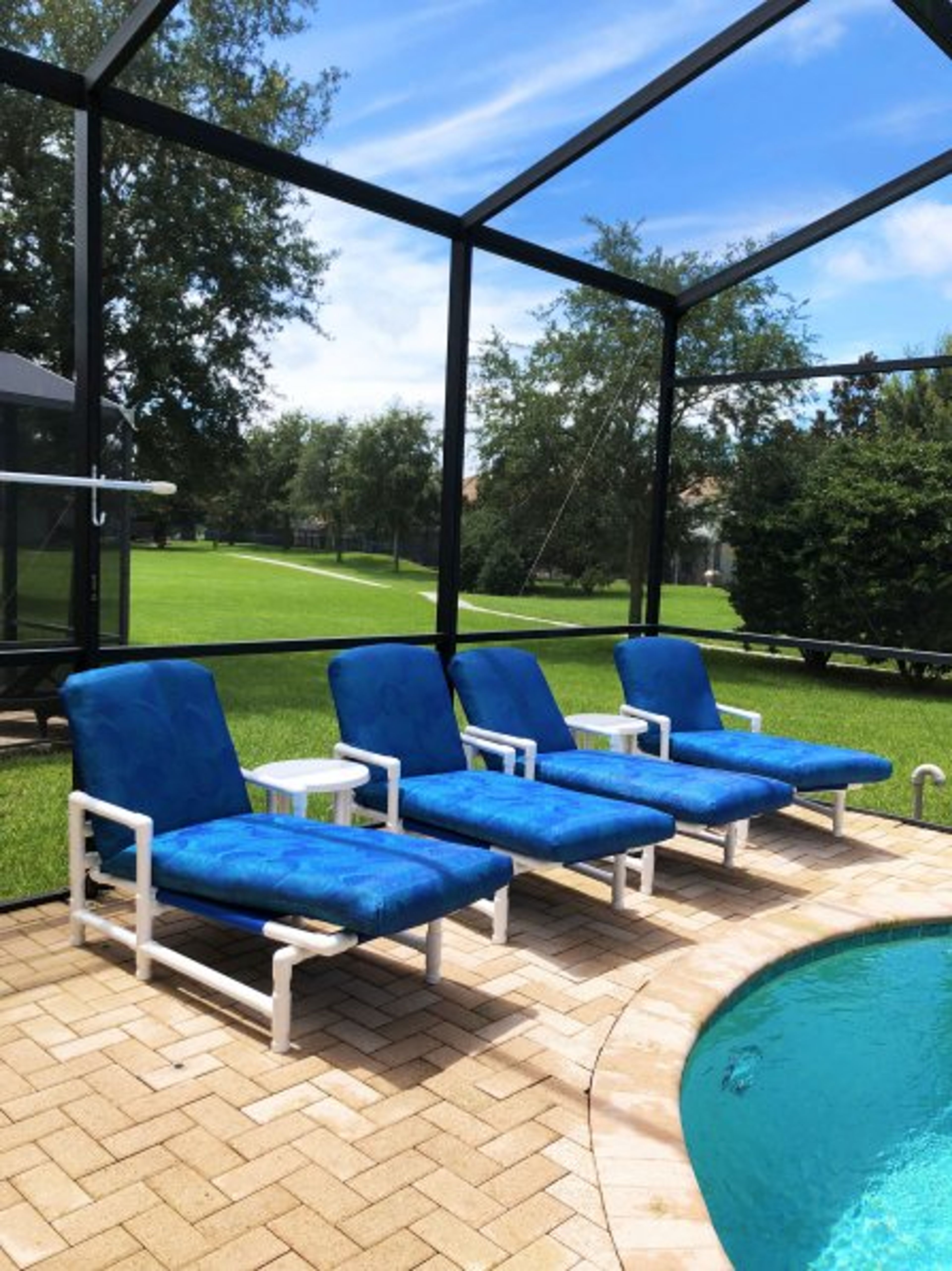 Pool Deck and Sun Loungers