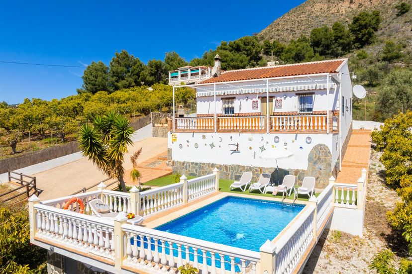 Villa in Spain, Frigiliana: Beautiful villa with private pool and terrace with sea views