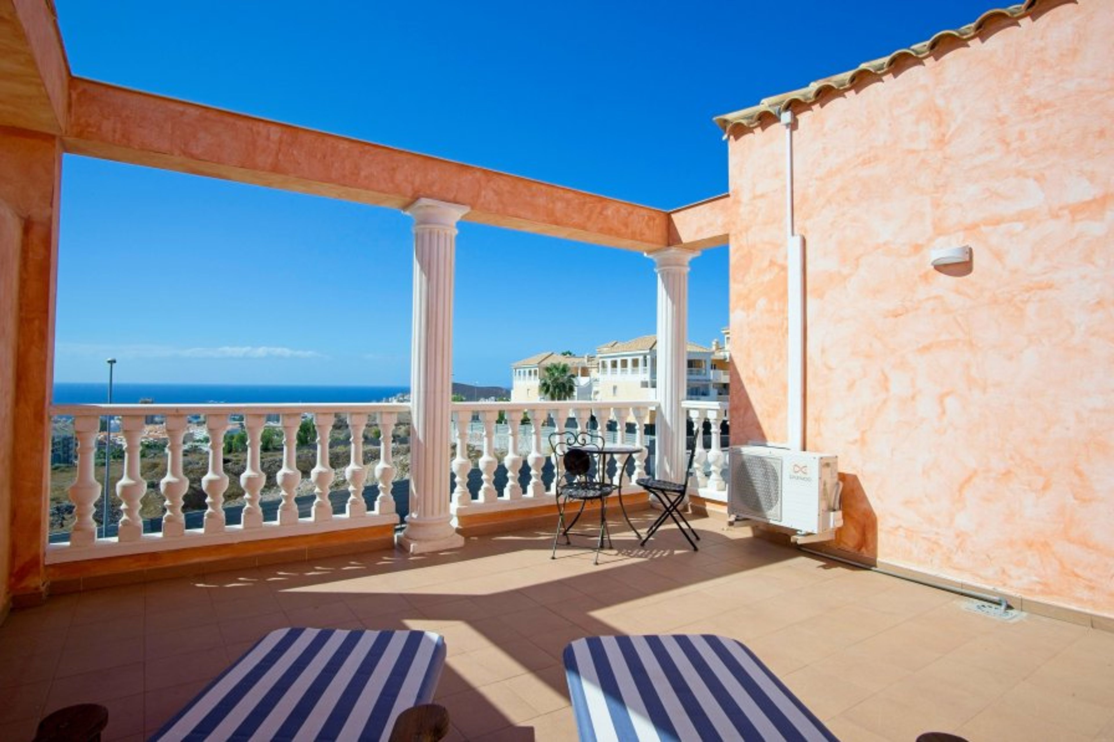 Roof terrace off the master bedroom