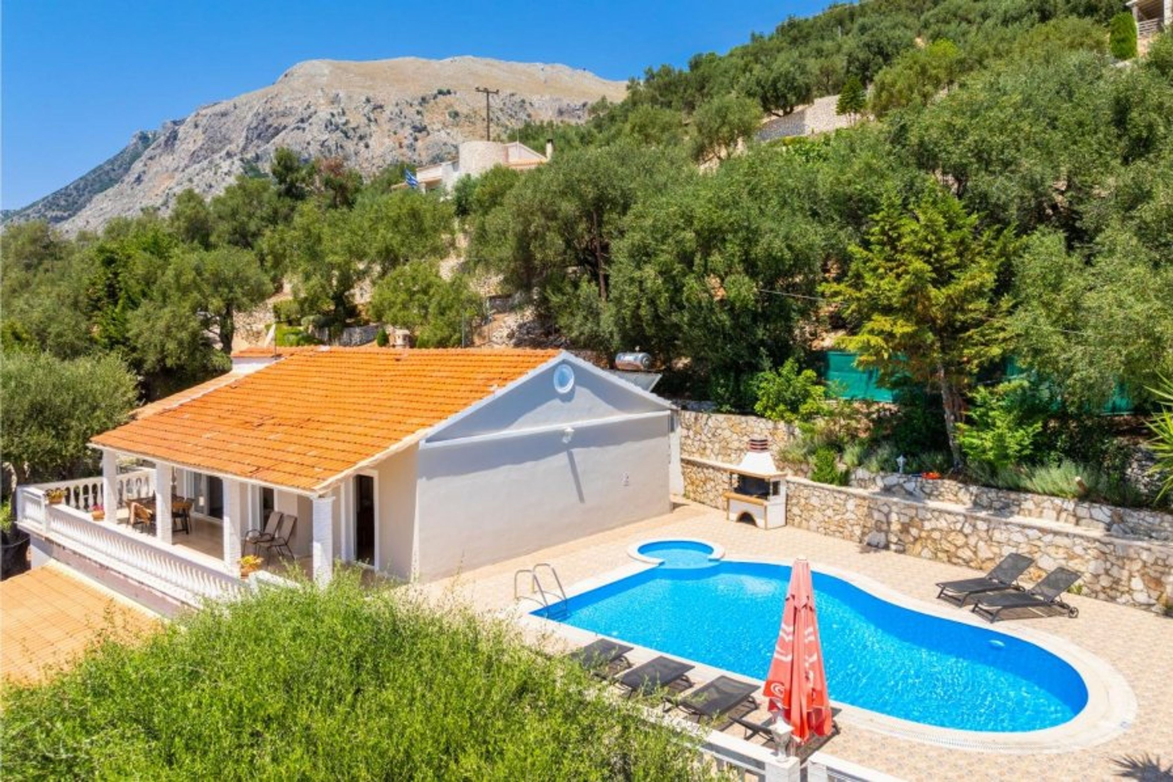 Beautiful villa with private pool and terrace with panoramic sea views