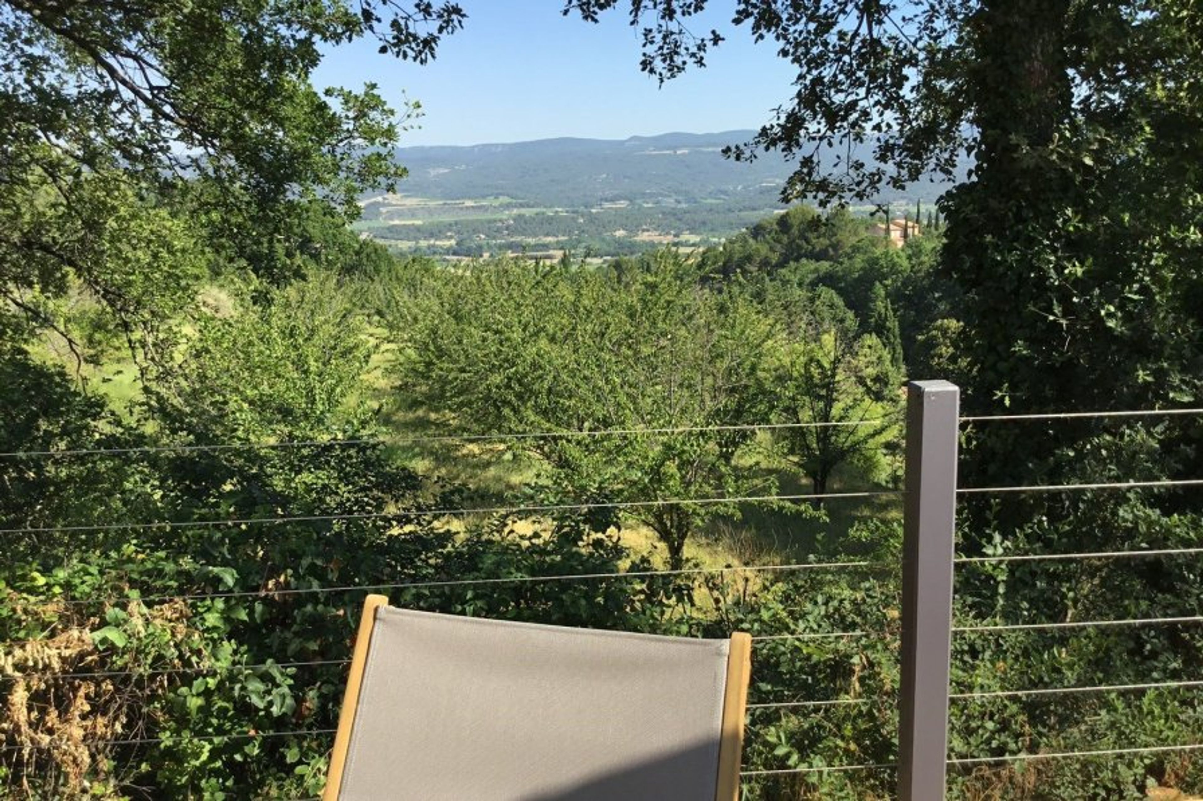 View to the Luberon Hills