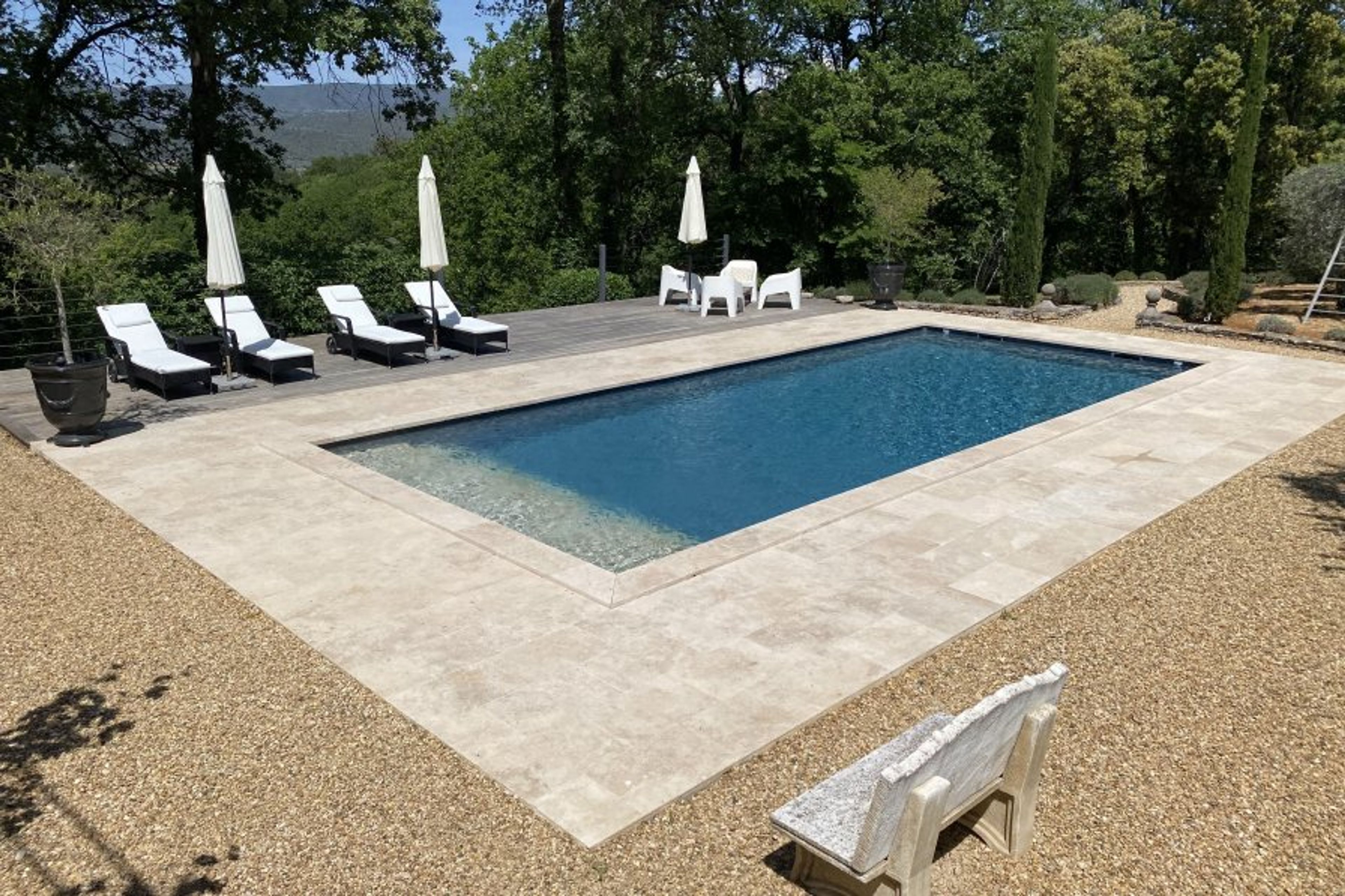 Private pool and sun terrace, 11m x 4.5m