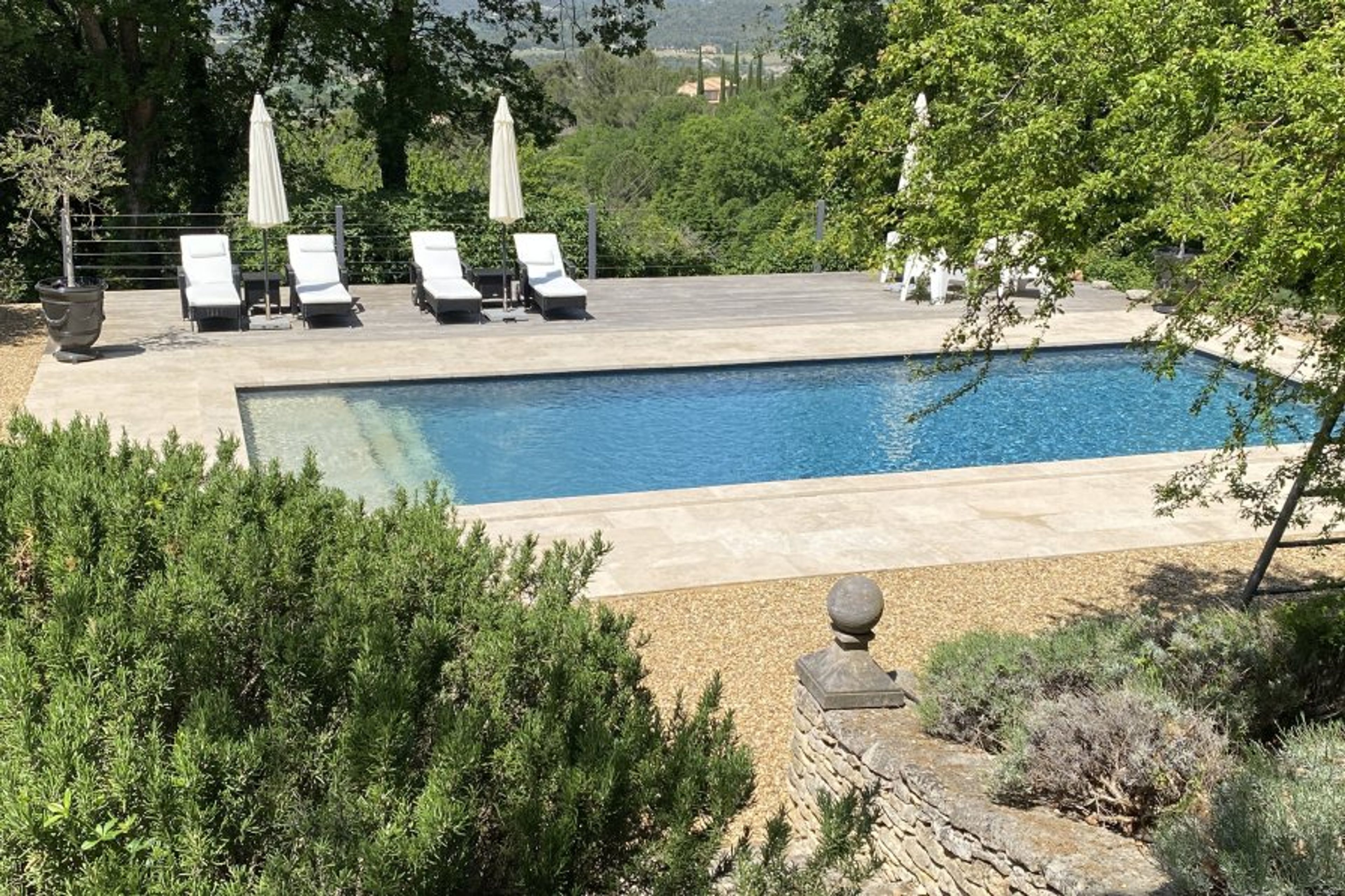 Private pool and sun terrace, 11m x 4.5m