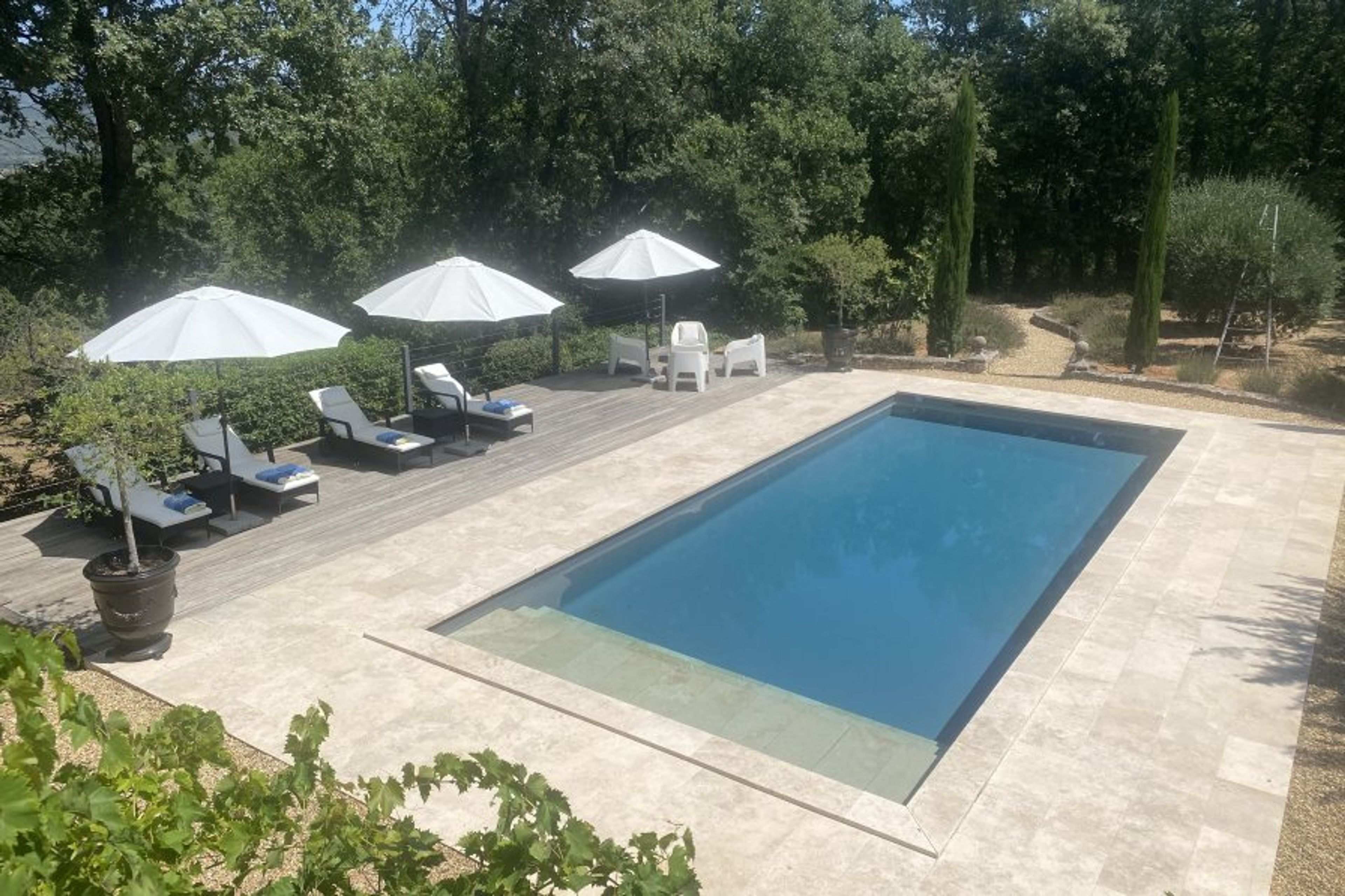 Private pool and sun terrace, 11m x 4.5m