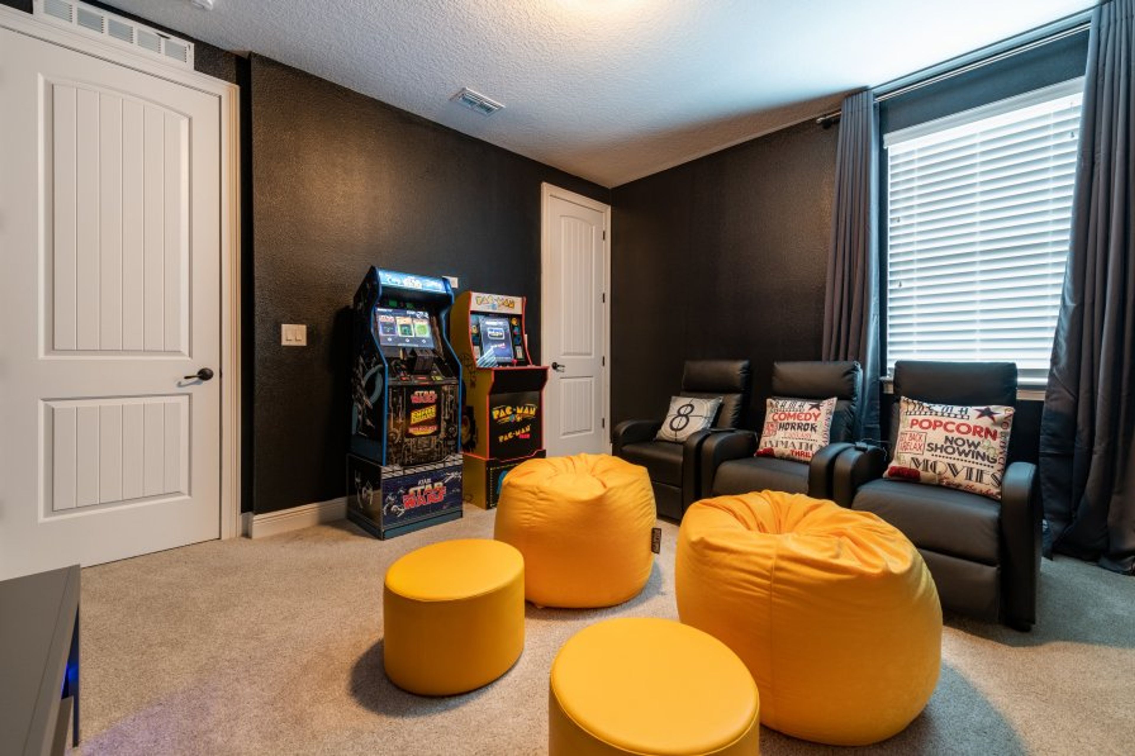 Movie and game room