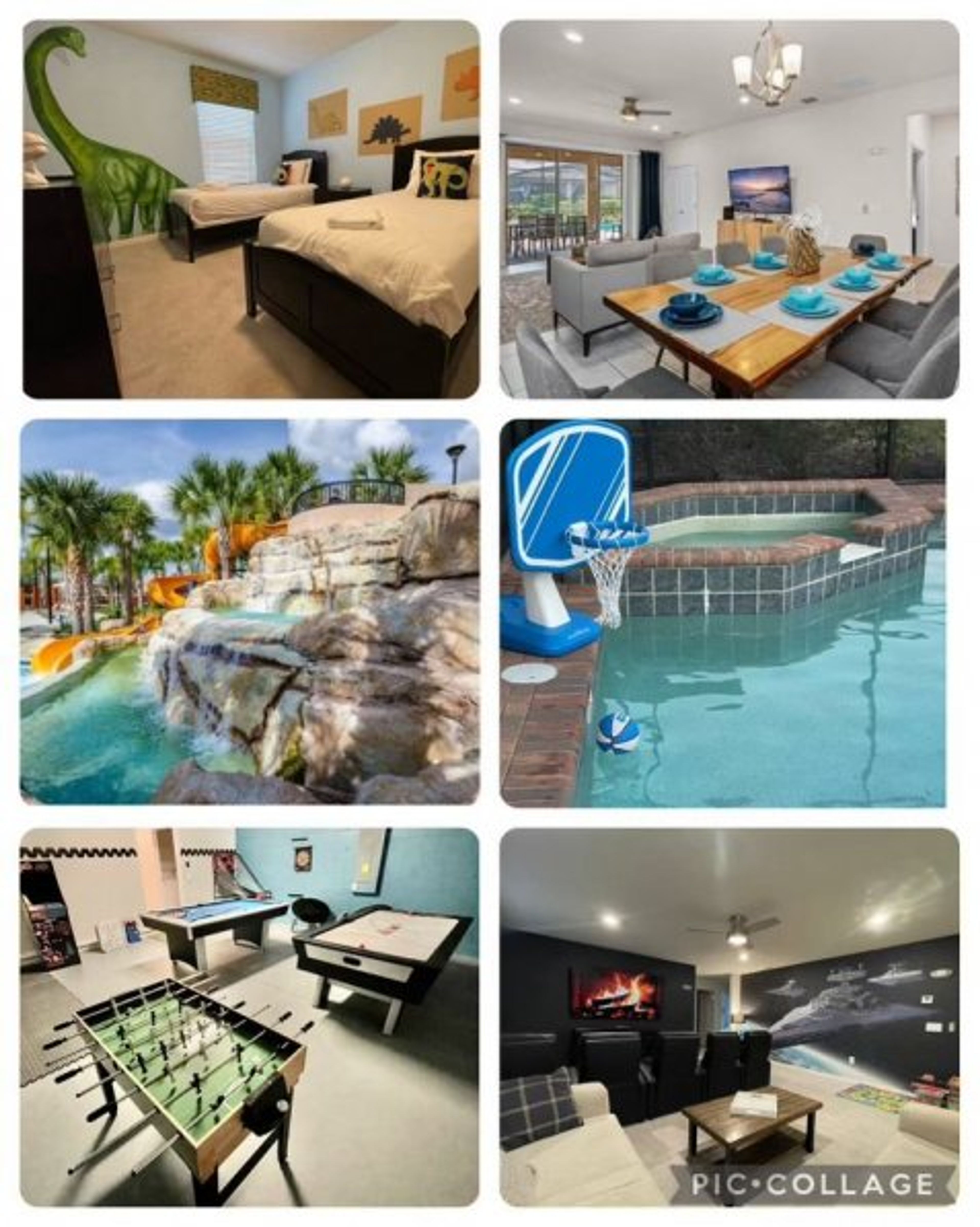 Luxurious home Game&Movie room - Pool near Disney