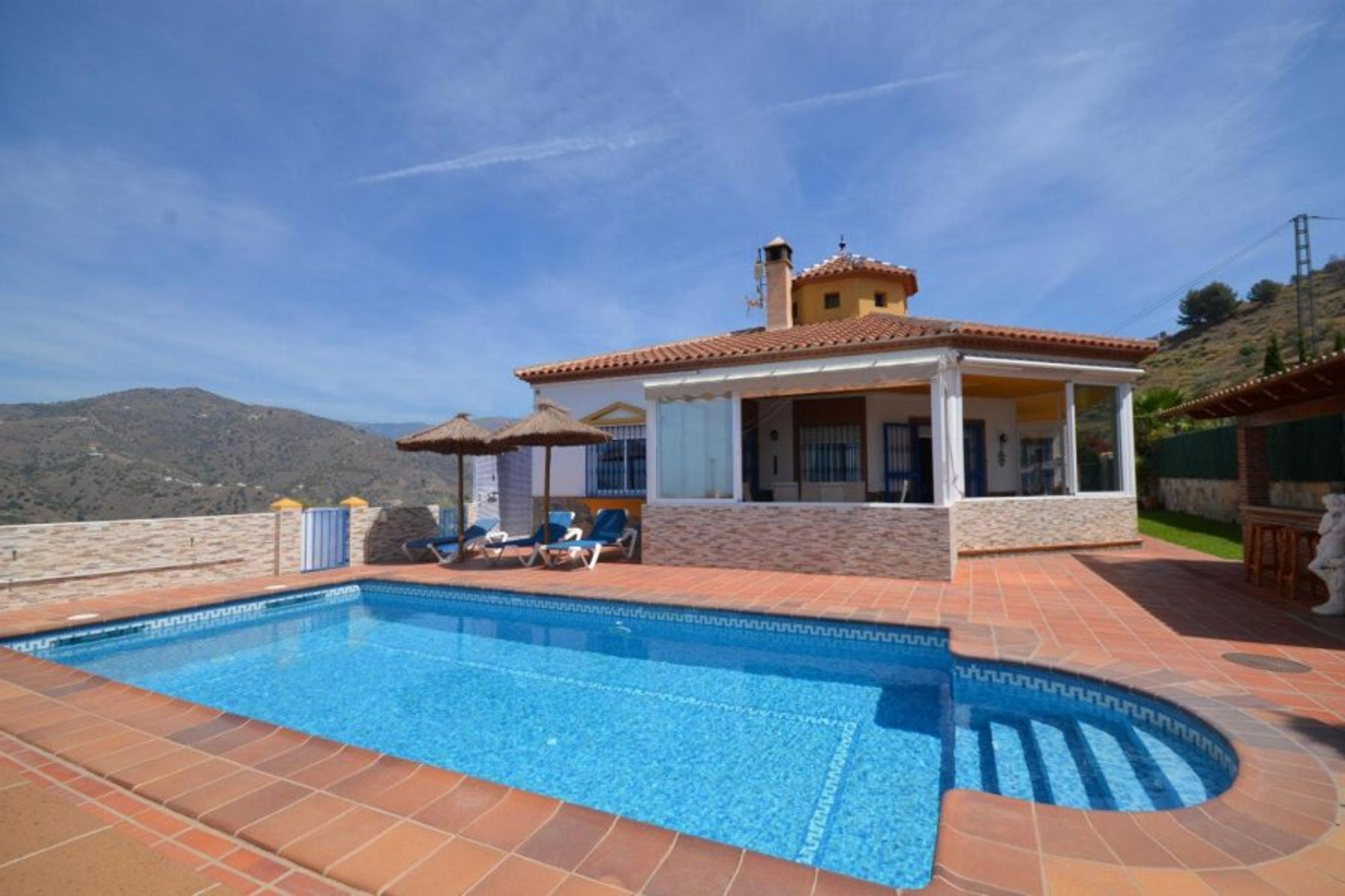 Beautiful villa with private pool and terrace with panoramic sea views