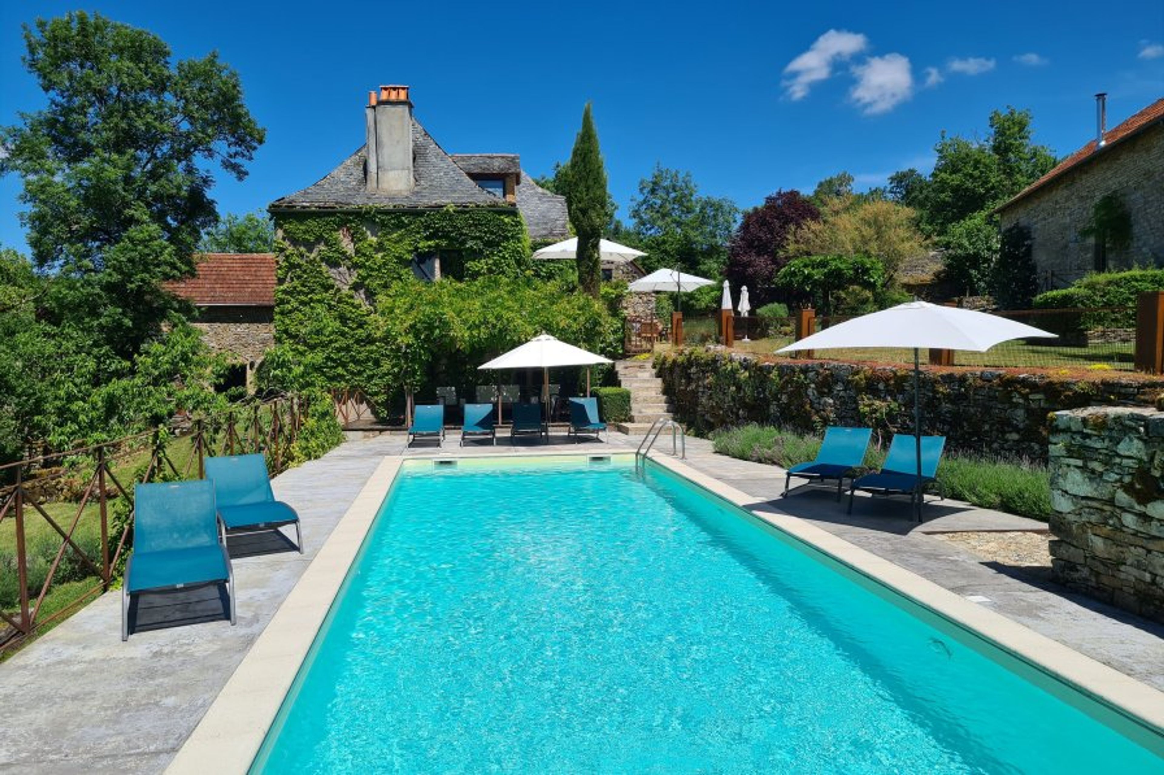 The pool is exclusively yours