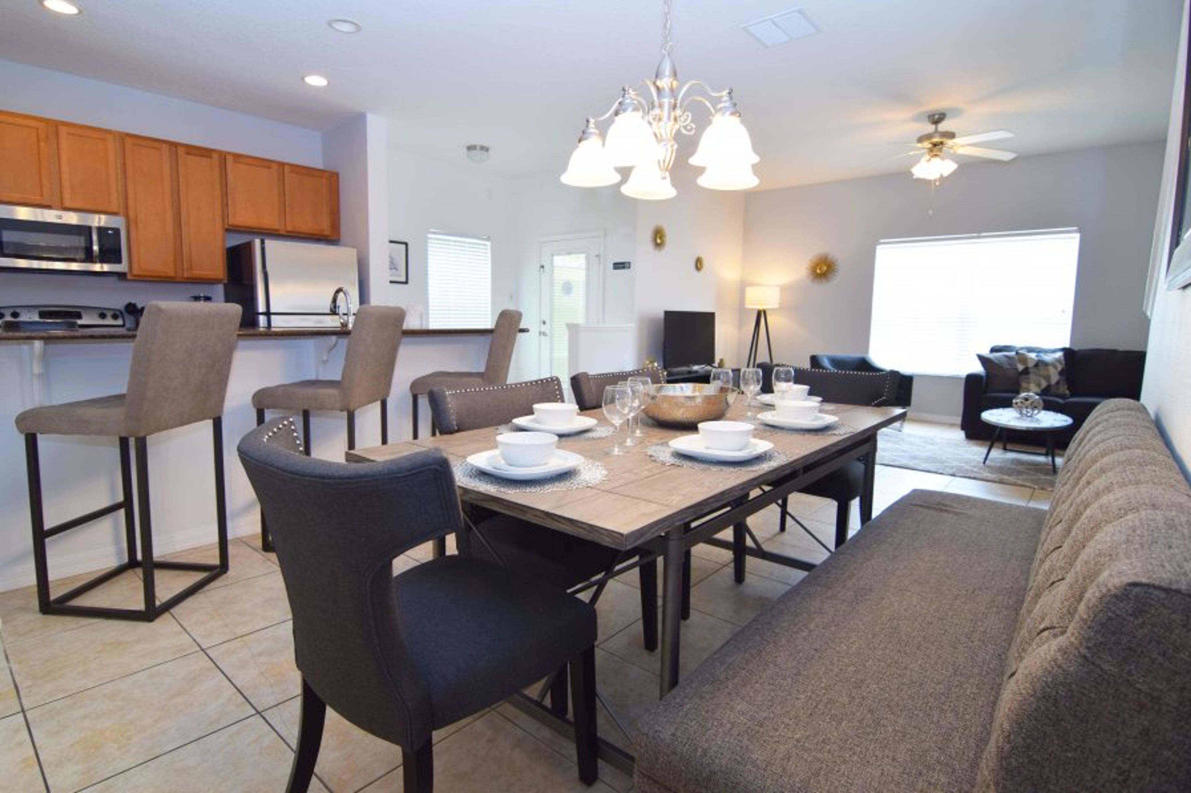 Beautiful formal dining area