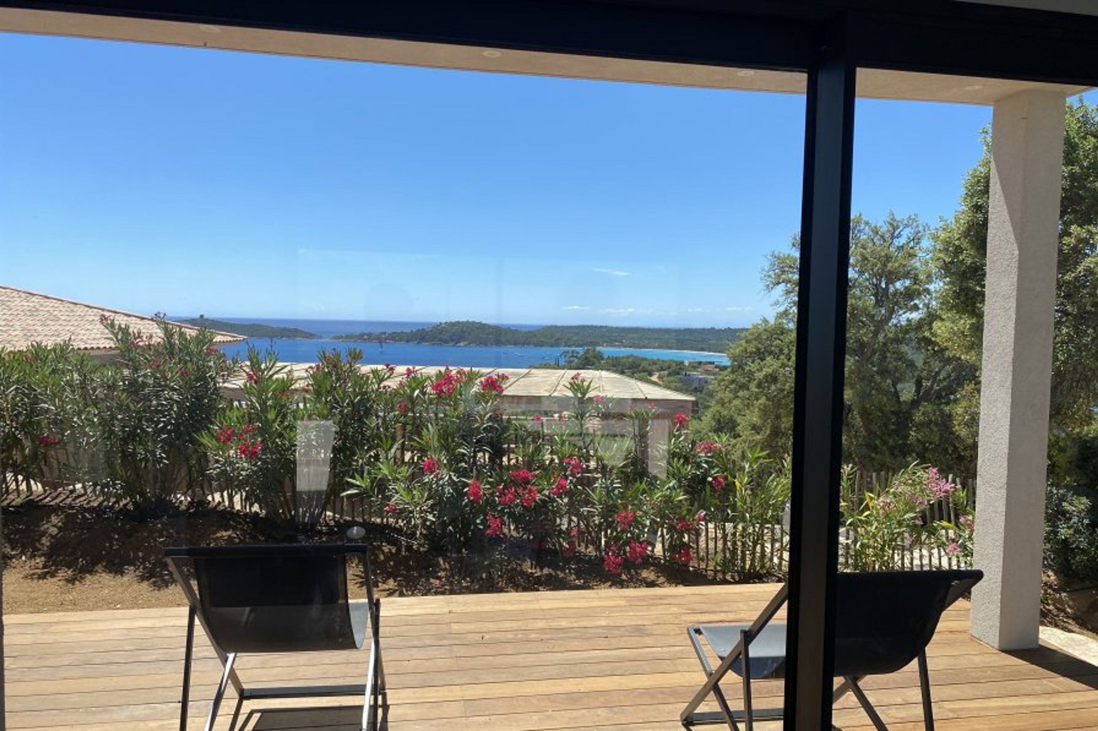 View from kitchen on Pinarello Bay
