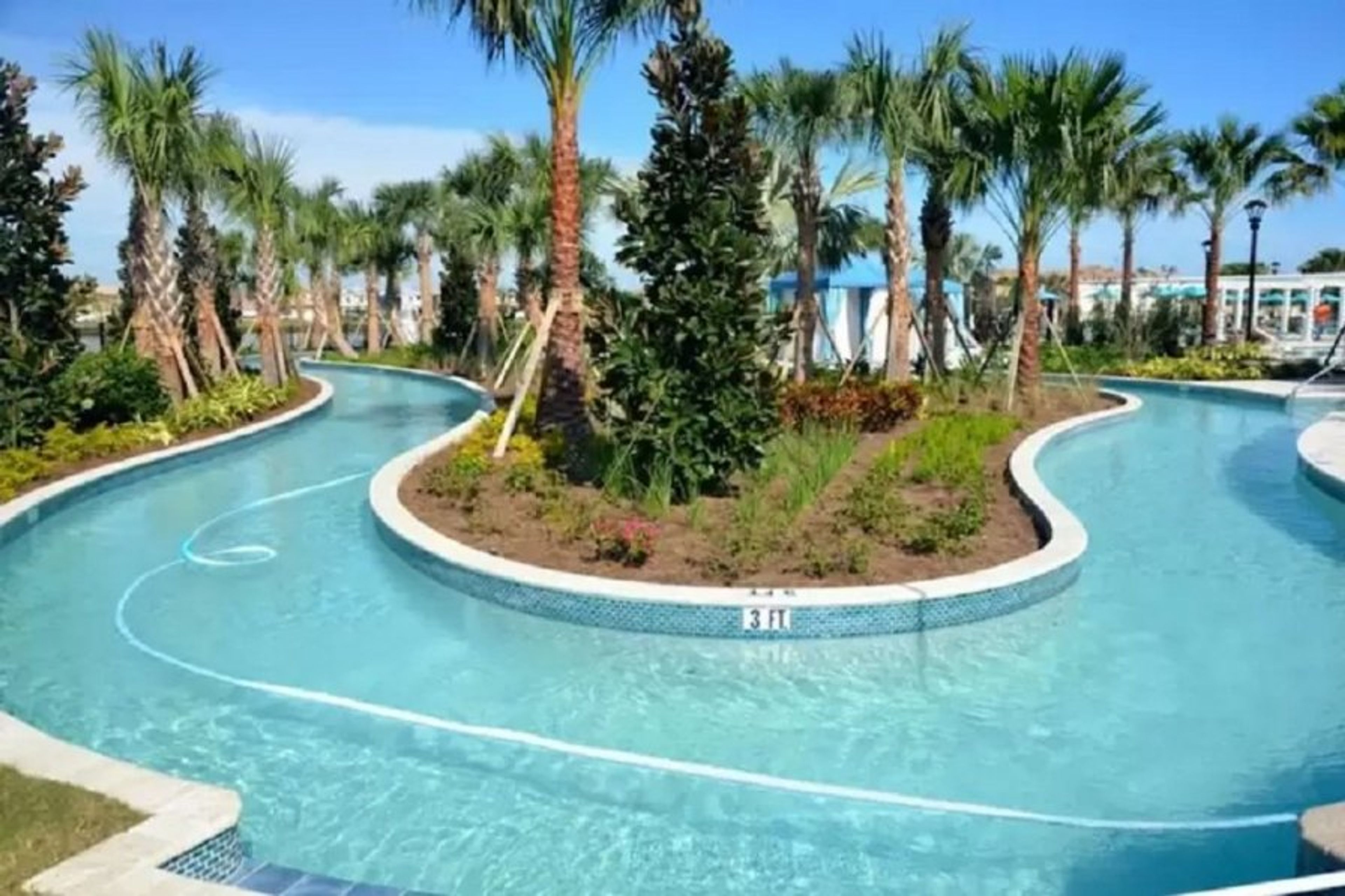 Amazing resort amenities including lazy river