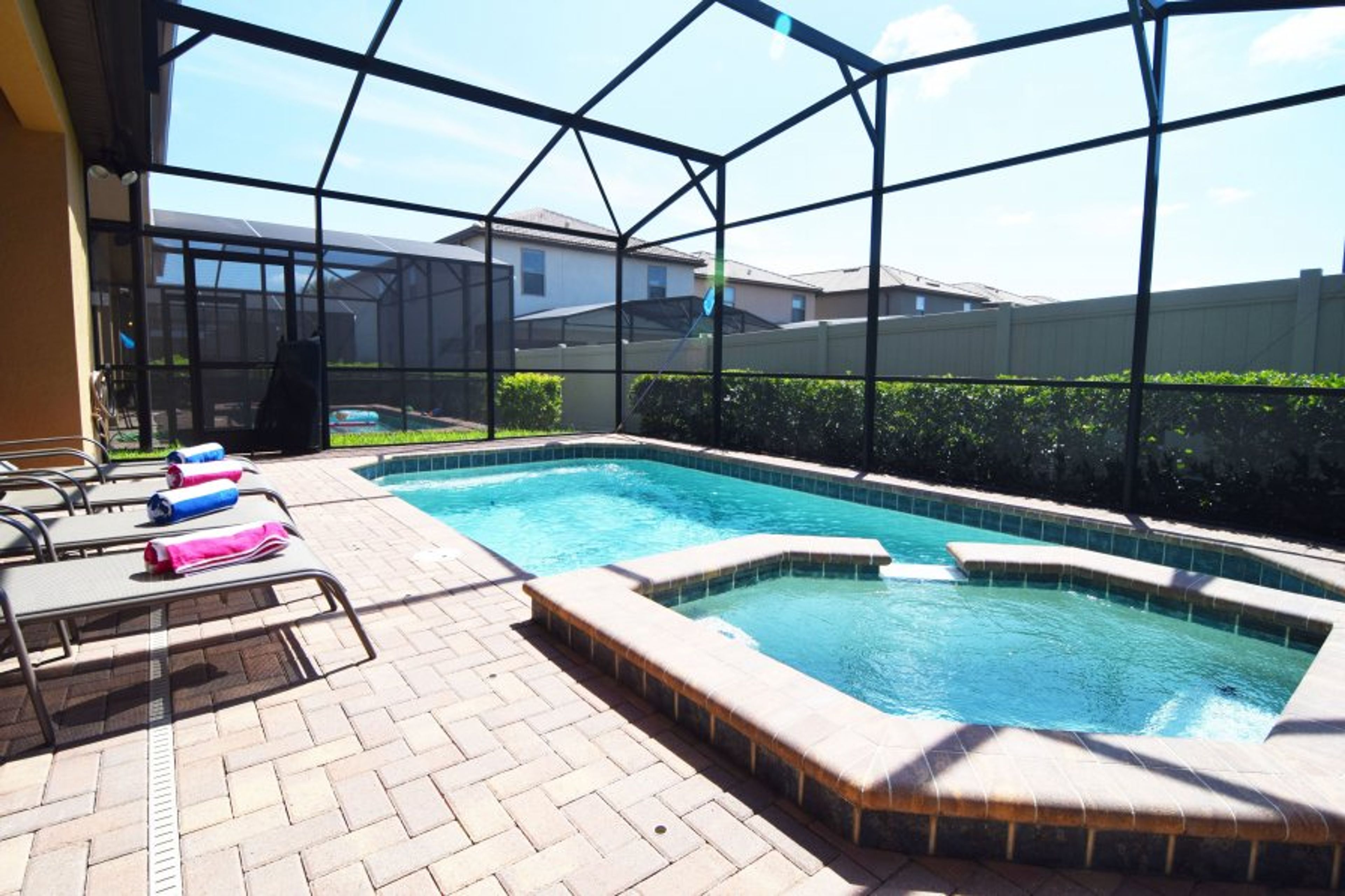Beautiful south-facing private pool