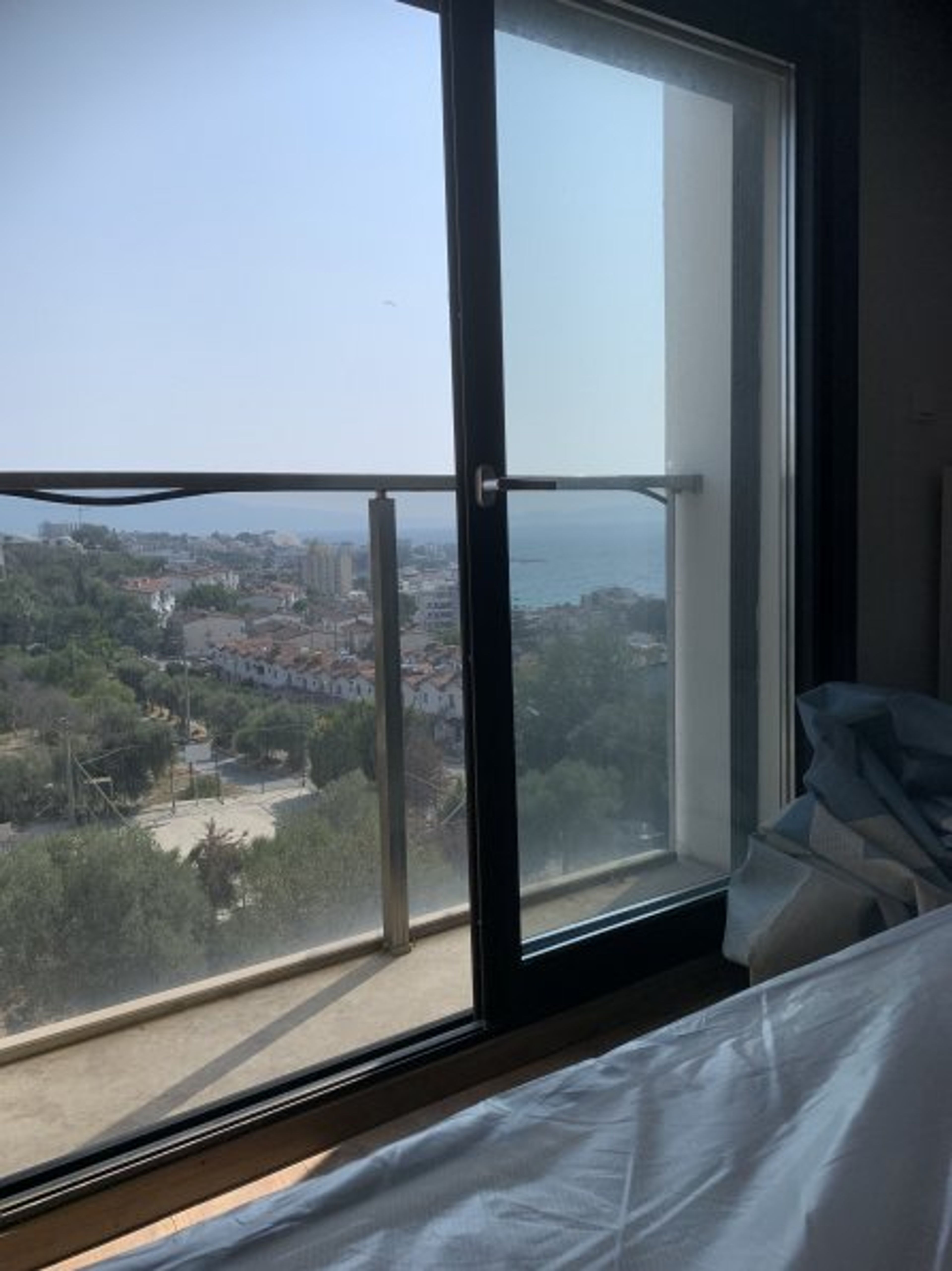 View from bed while laying down 