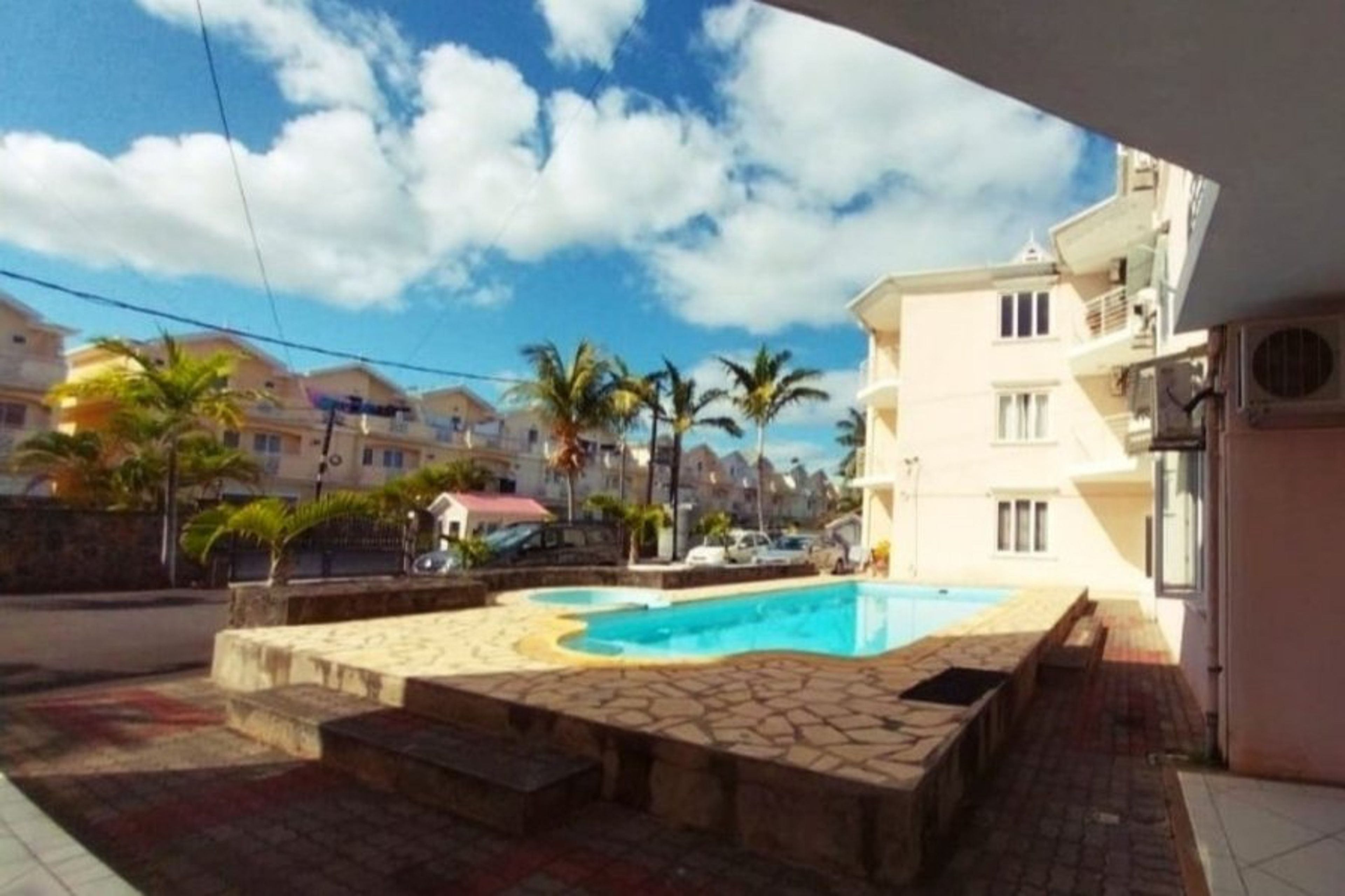 Pool and Residence view