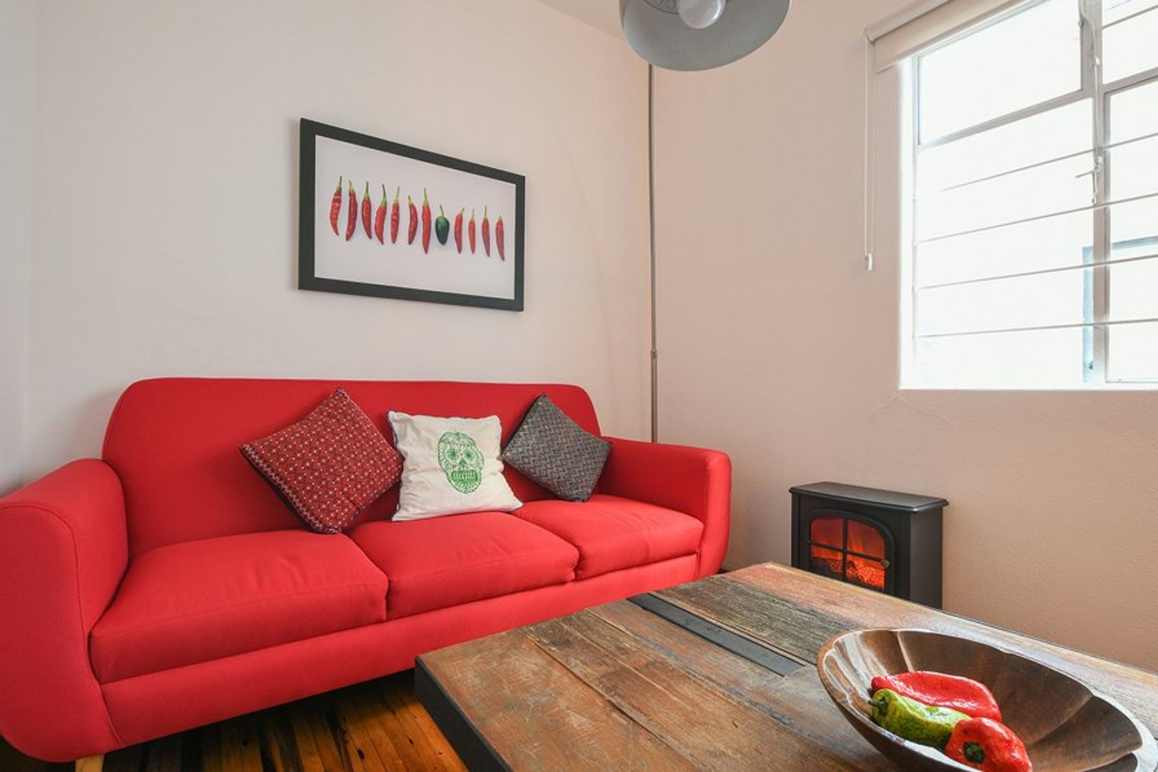 Casa de Chiles: Living room